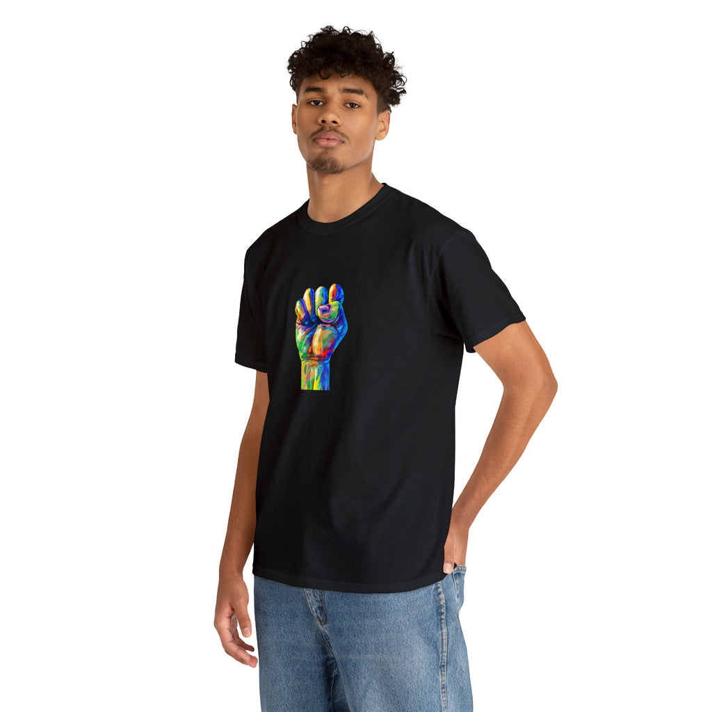 Power to The People Fist Unisex Heavy Cotton Tee