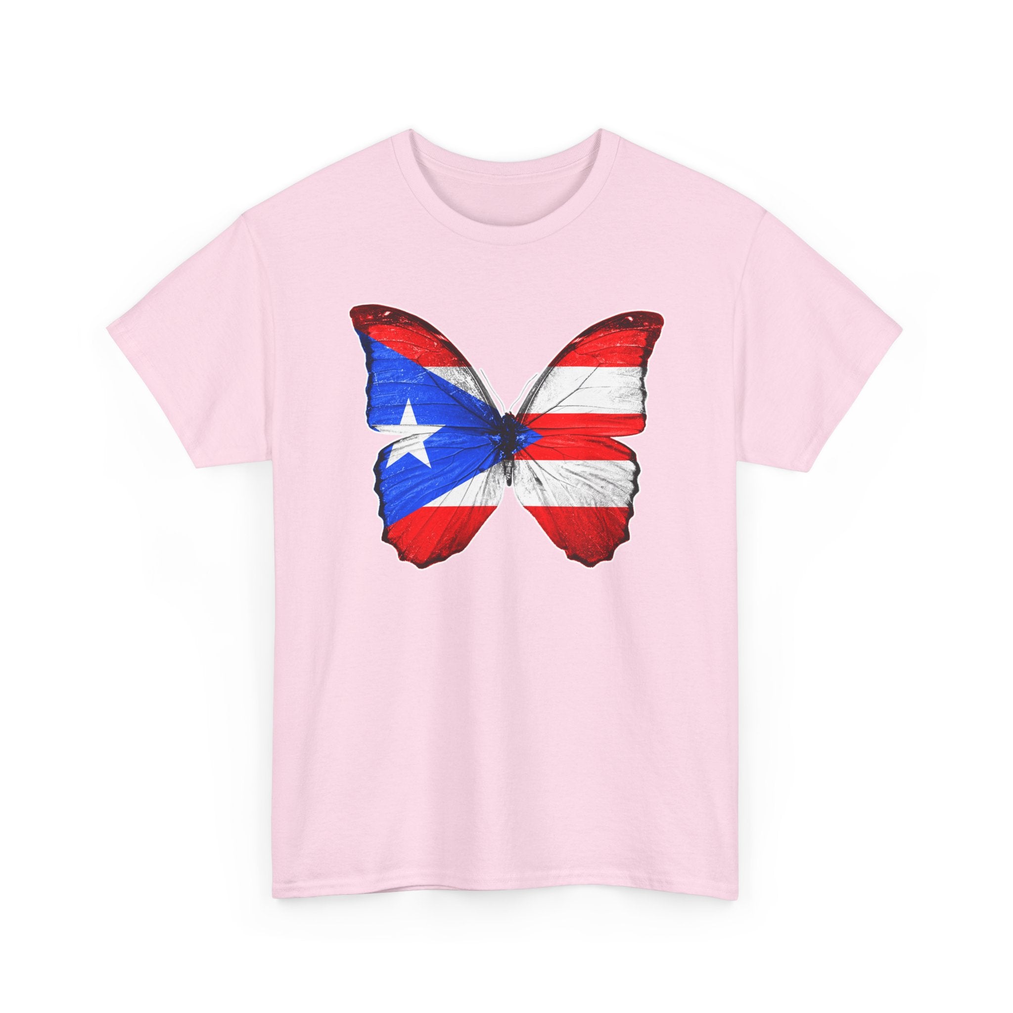 Women's Puerto Rico Flag Butterfly T-Shirt