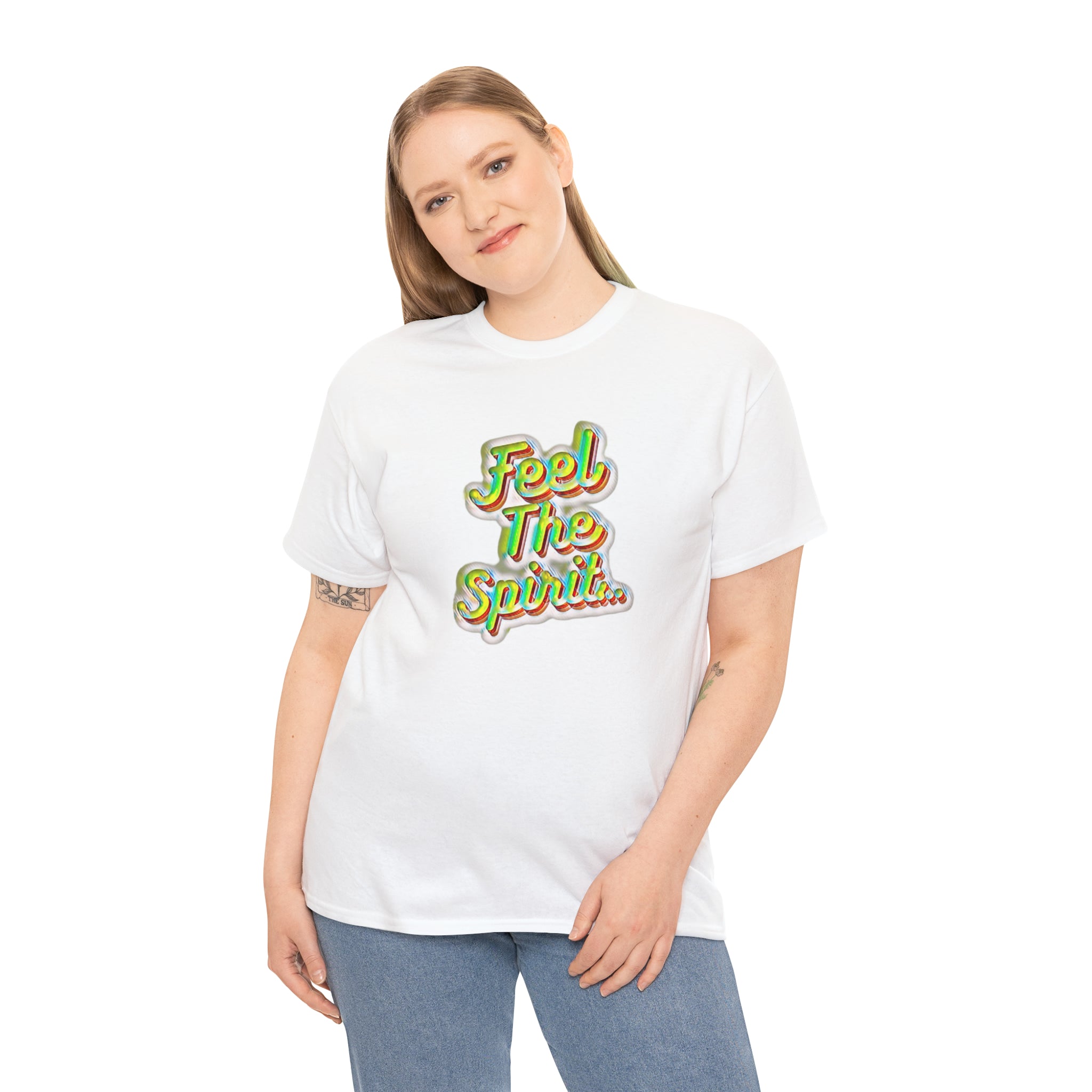 Feel The Spirit Unisex Heavy Cotton Tee