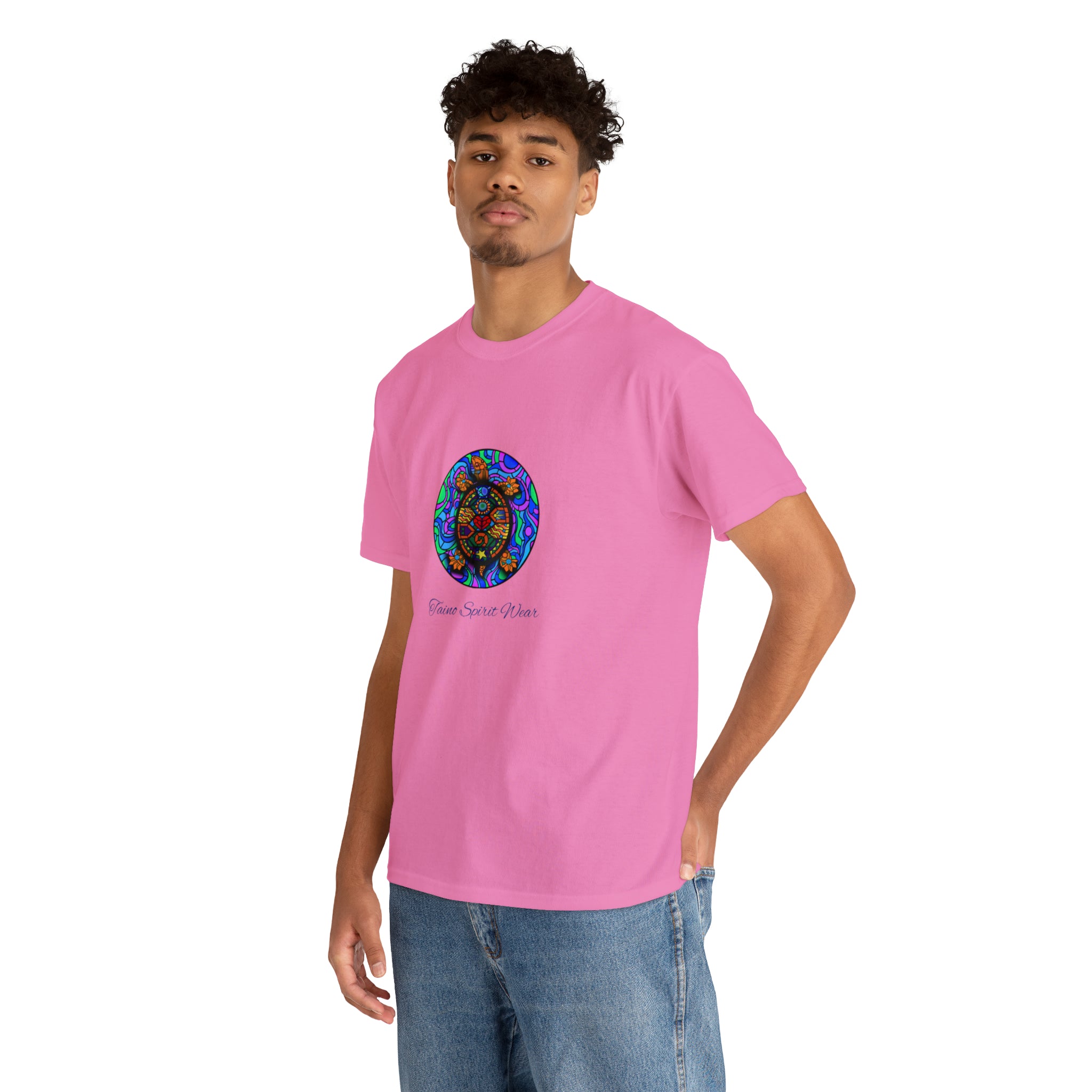 Taino-Inspired Turtle Unisex Heavy Cotton Tee