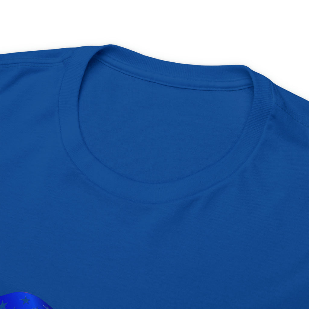 American Wavy Flag Unisex Heavy Cotton Tee