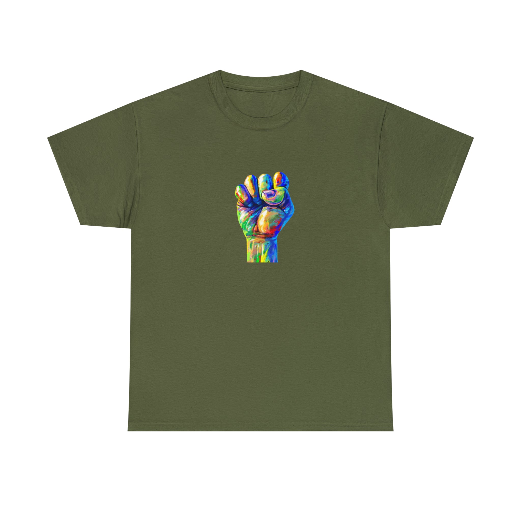 Power to The People Fist Unisex Heavy Cotton Tee