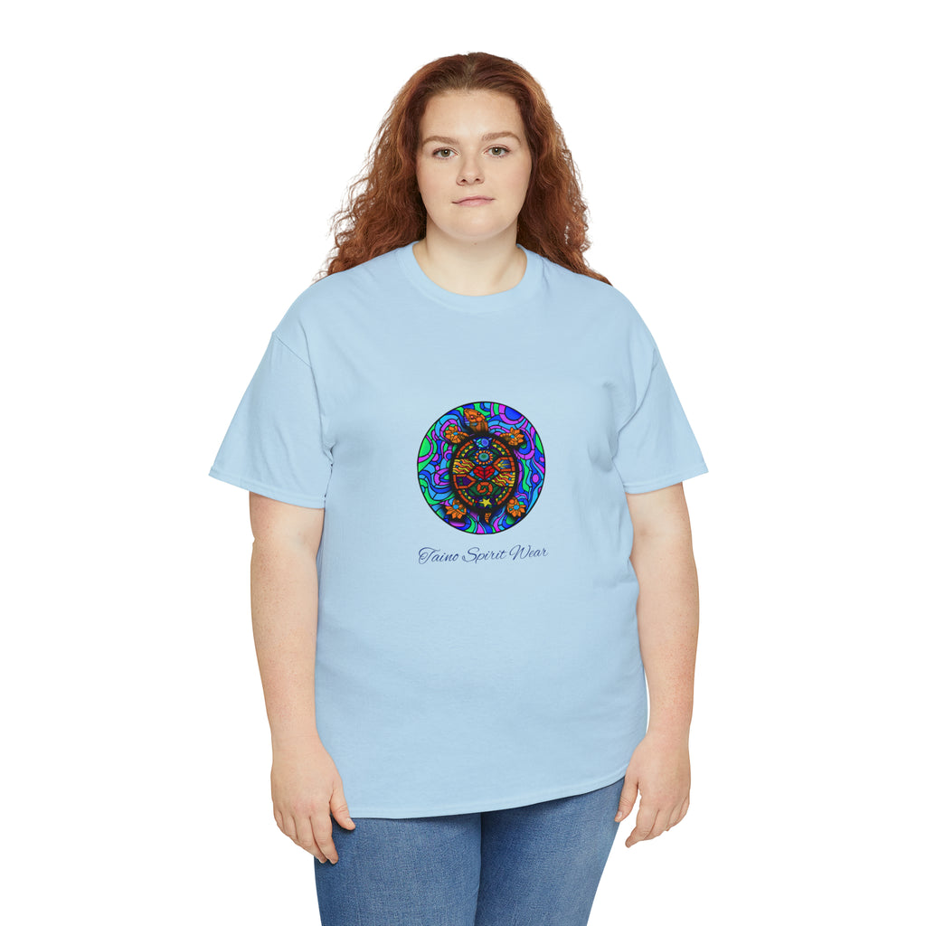Taino-Inspired Turtle Unisex Heavy Cotton Tee