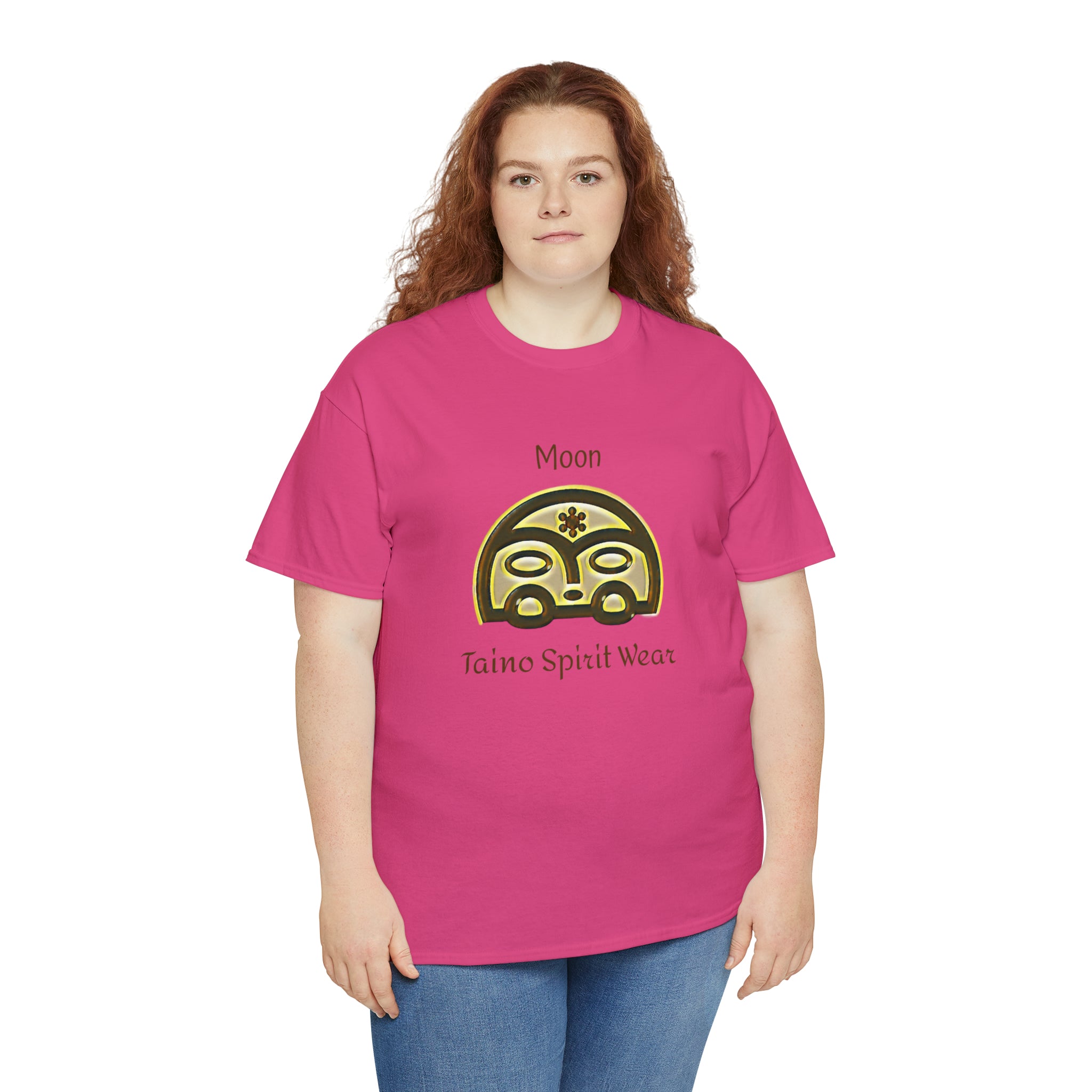 Taino Moon/ Puerto Rican Coqui Unisex Heavy Cotton Tee