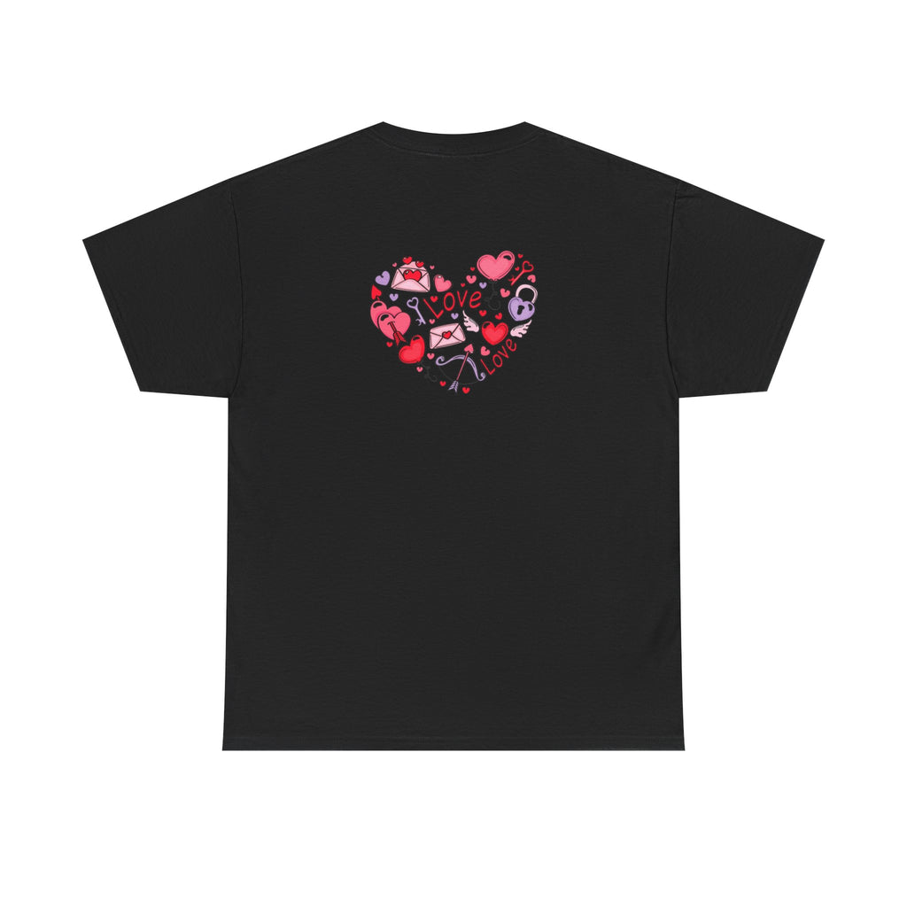 Valentine's Day Tee — "Happy Valentine's Day" Heart Design
