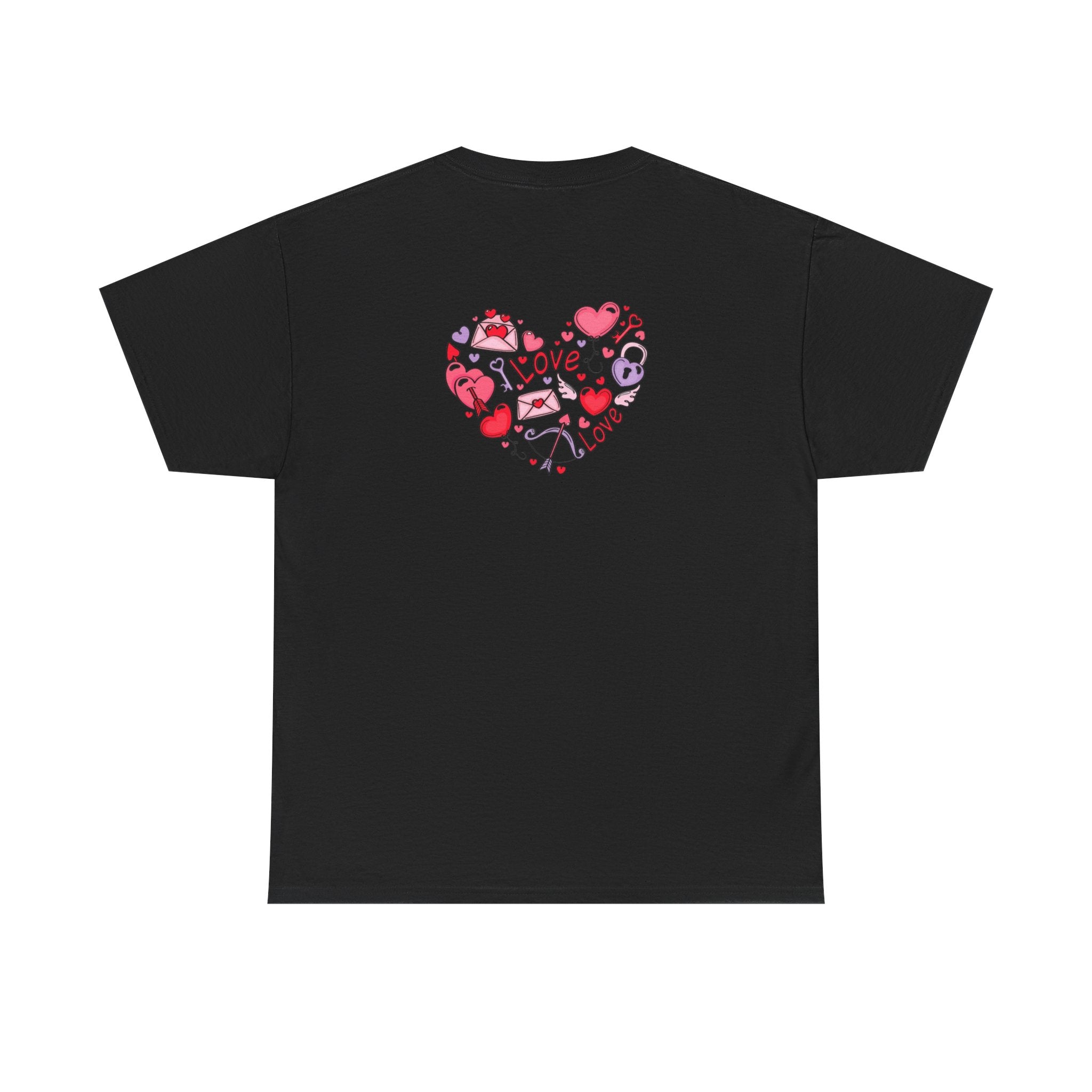 Valentine's Day Tee — "Happy Valentine's Day" Heart Design