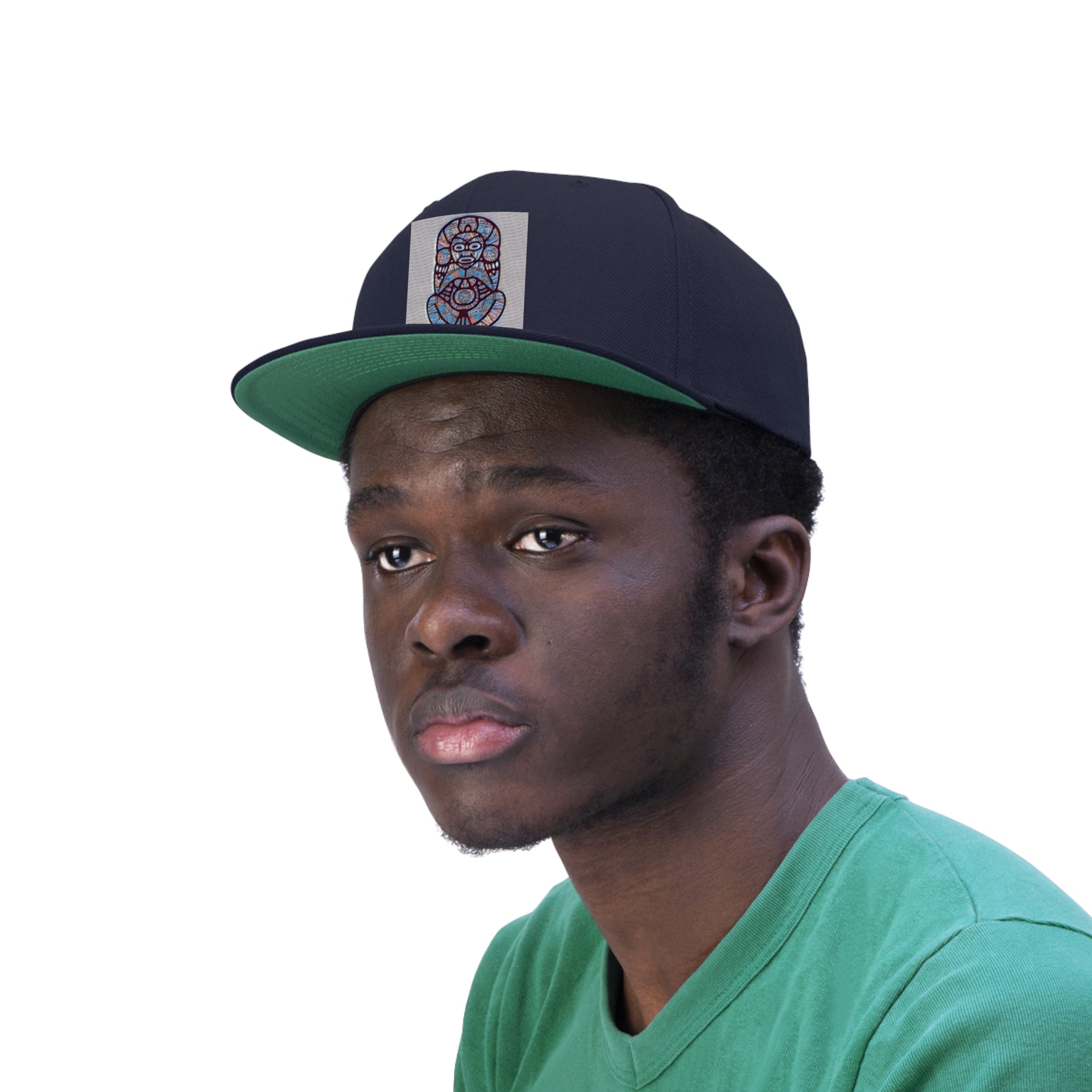 Taino Atabey Unisex Flat Bill Hat