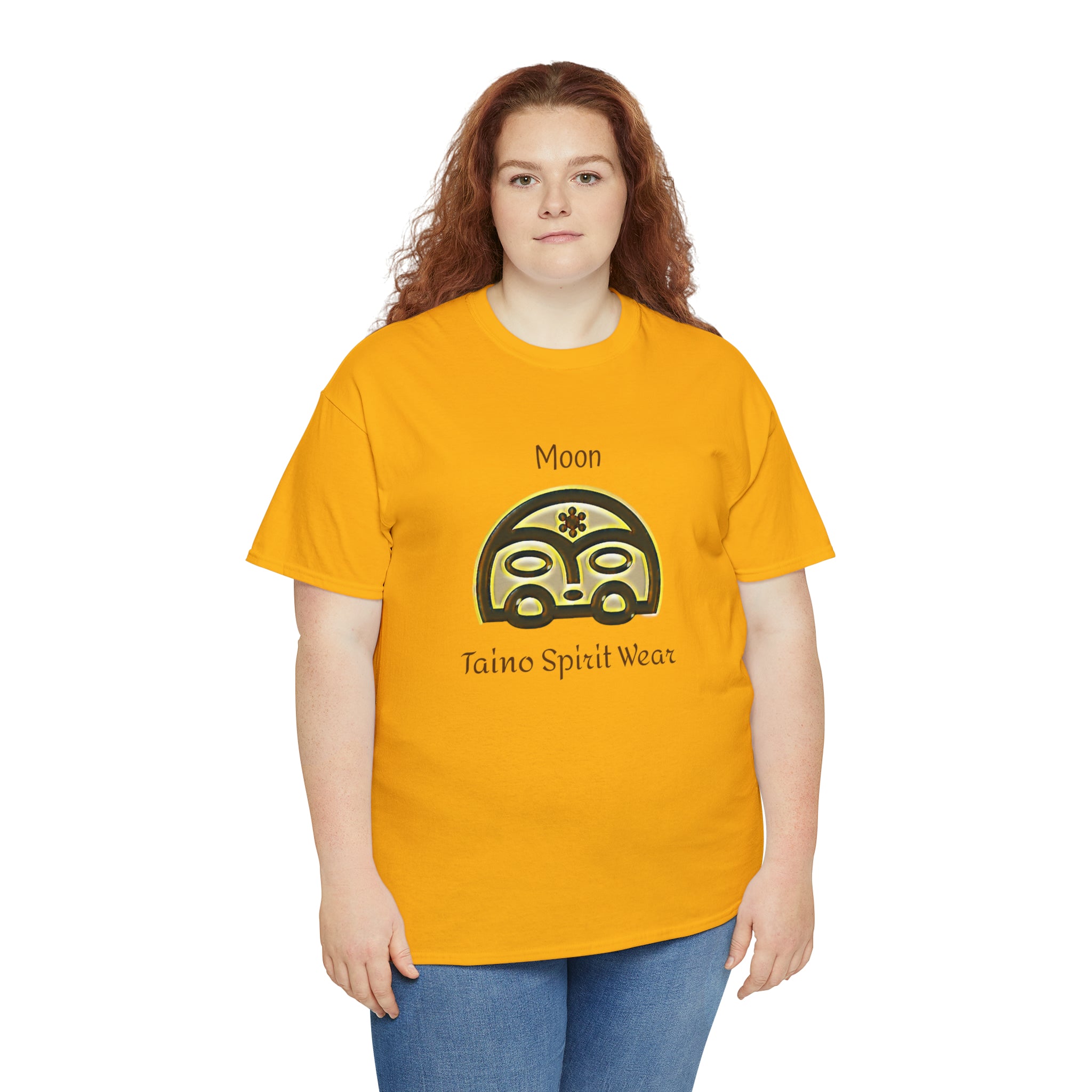 Taino Moon/ Puerto Rican Coqui Unisex Heavy Cotton Tee
