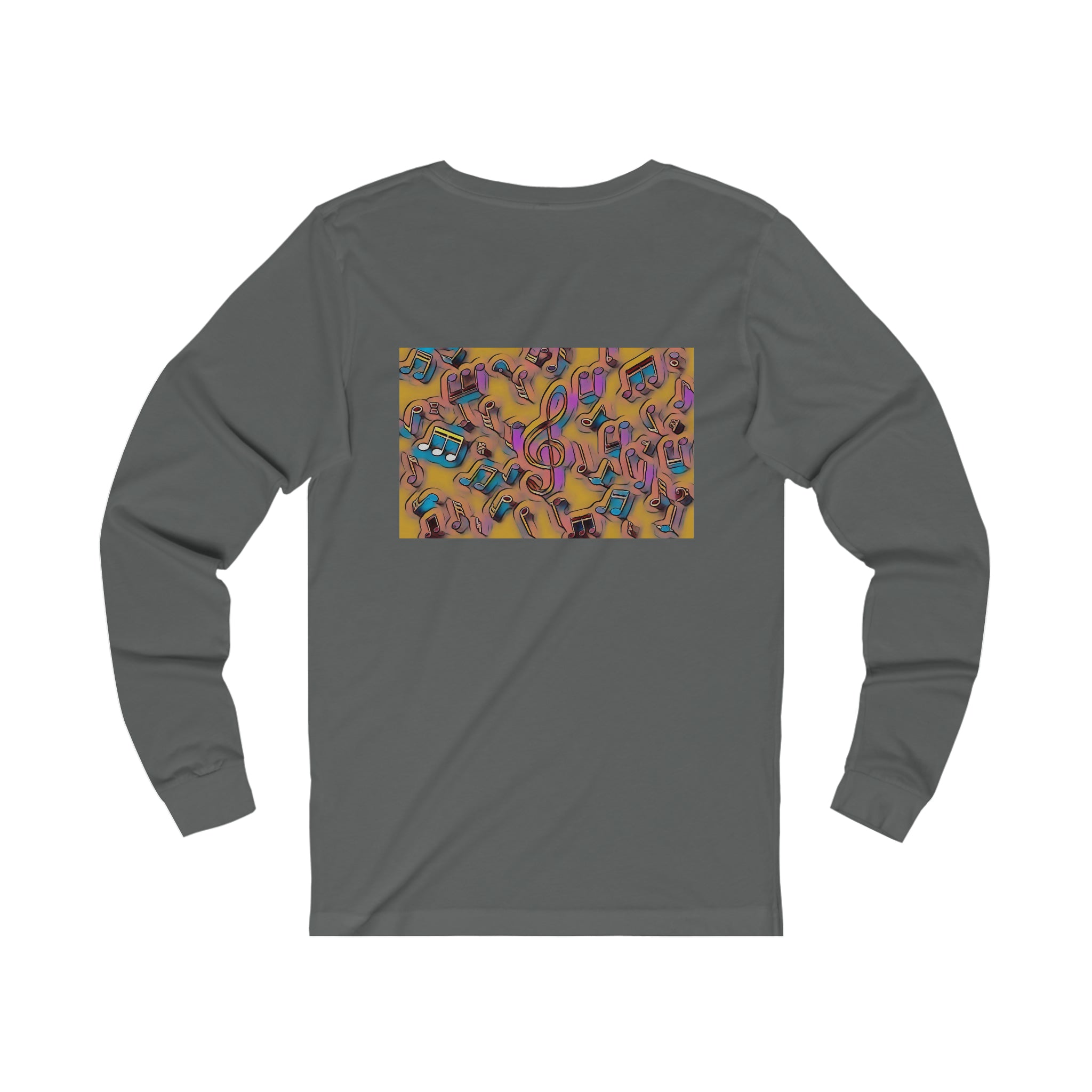 I Love House Music Symbols Unisex Jersey Long Sleeve Tee