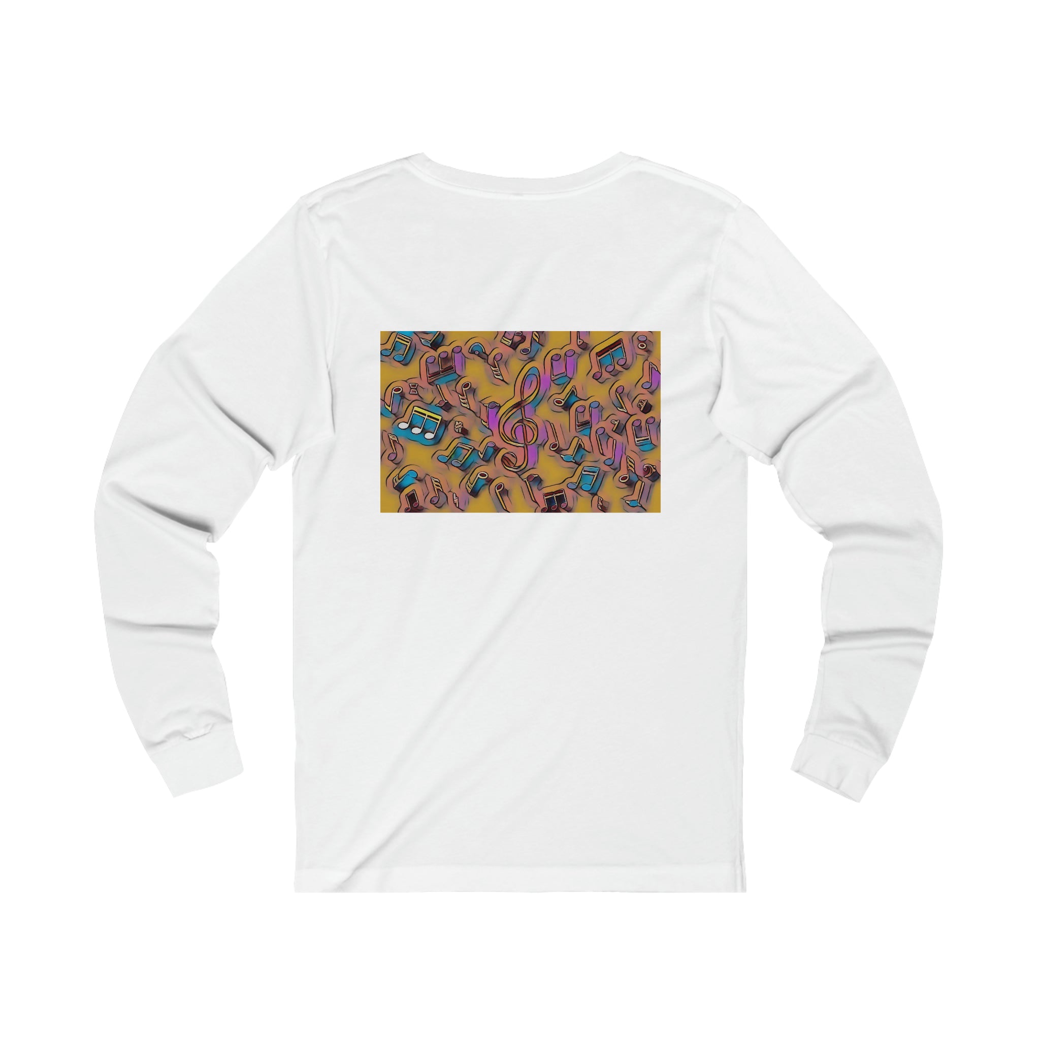I Love House Music Symbols Unisex Jersey Long Sleeve Tee