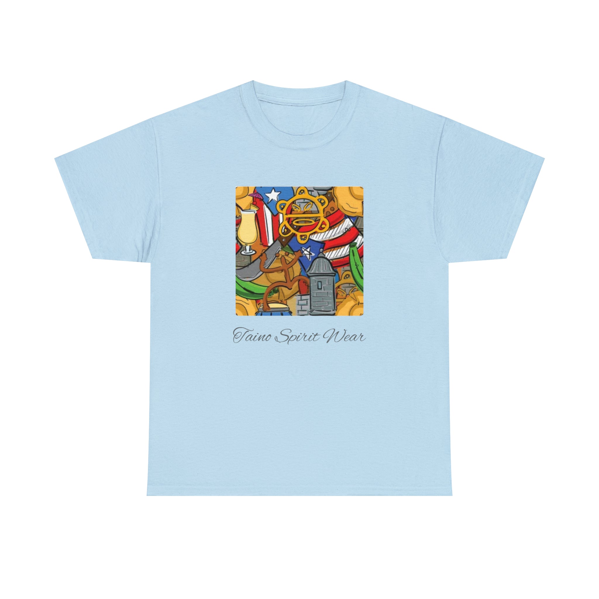 Puerto Rican Heritage Unisex Heavy Cotton Tee