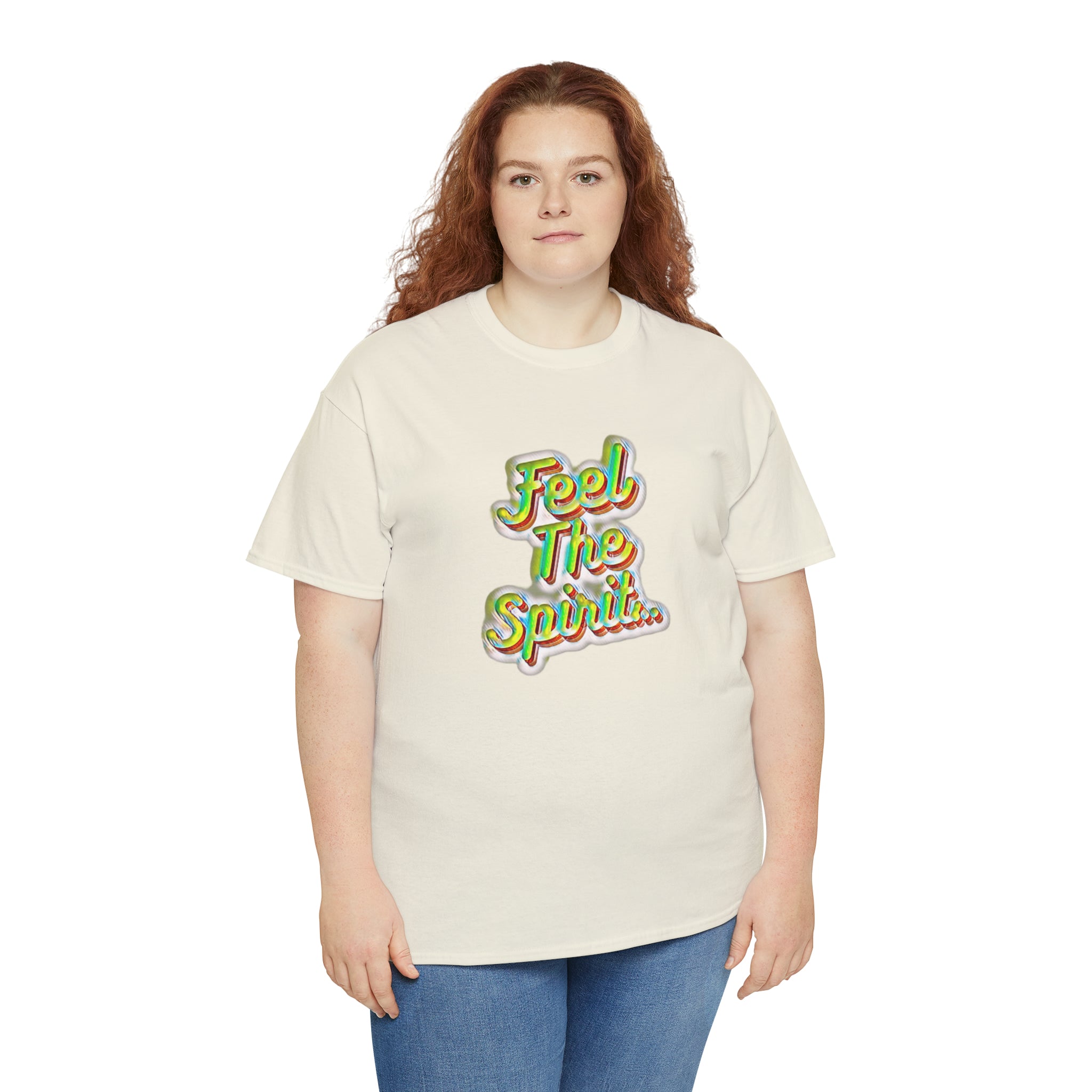 Feel The Spirit Unisex Heavy Cotton Tee