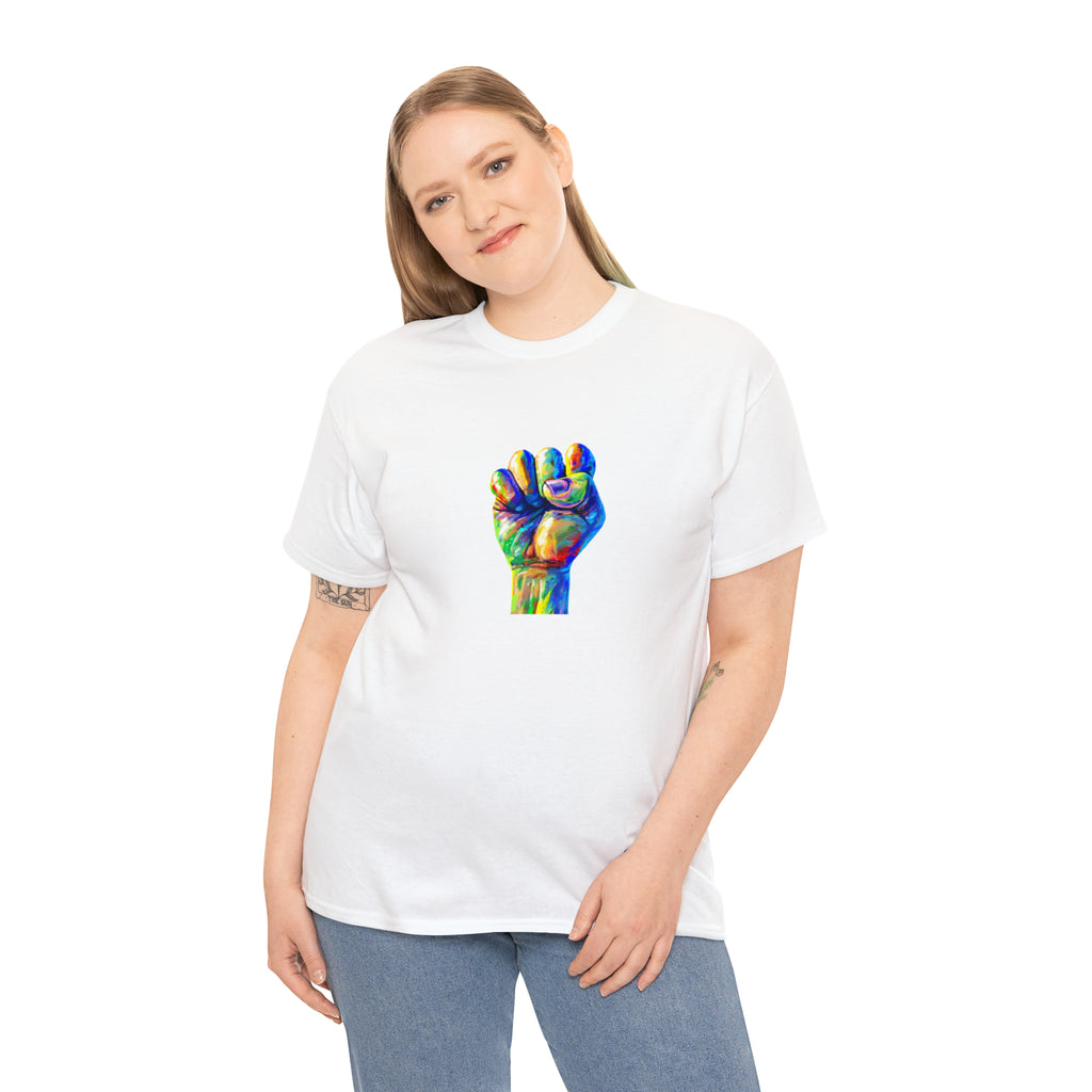 Power to The People Fist Unisex Heavy Cotton Tee