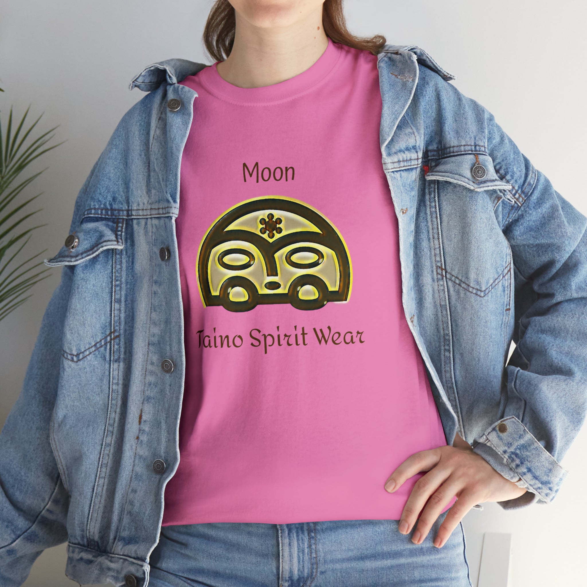Taino Moon/ Puerto Rican Coqui Unisex Heavy Cotton Tee