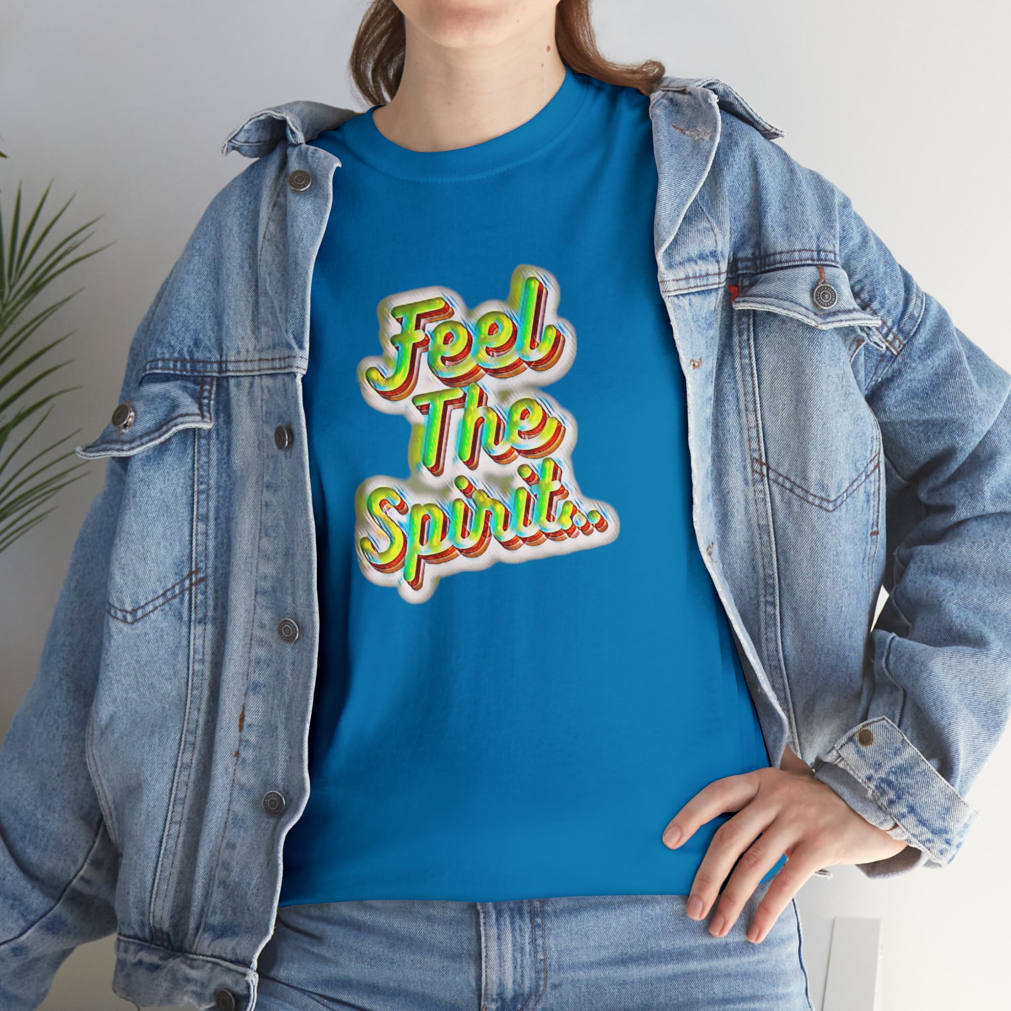 Feel The Spirit Unisex Heavy Cotton Tee