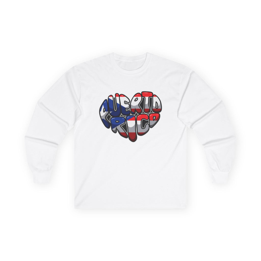 I Heart Puerto Rico/ Jibaro PR Flag Coqui Unisex Ultra Cotton Long Sleeve Tee