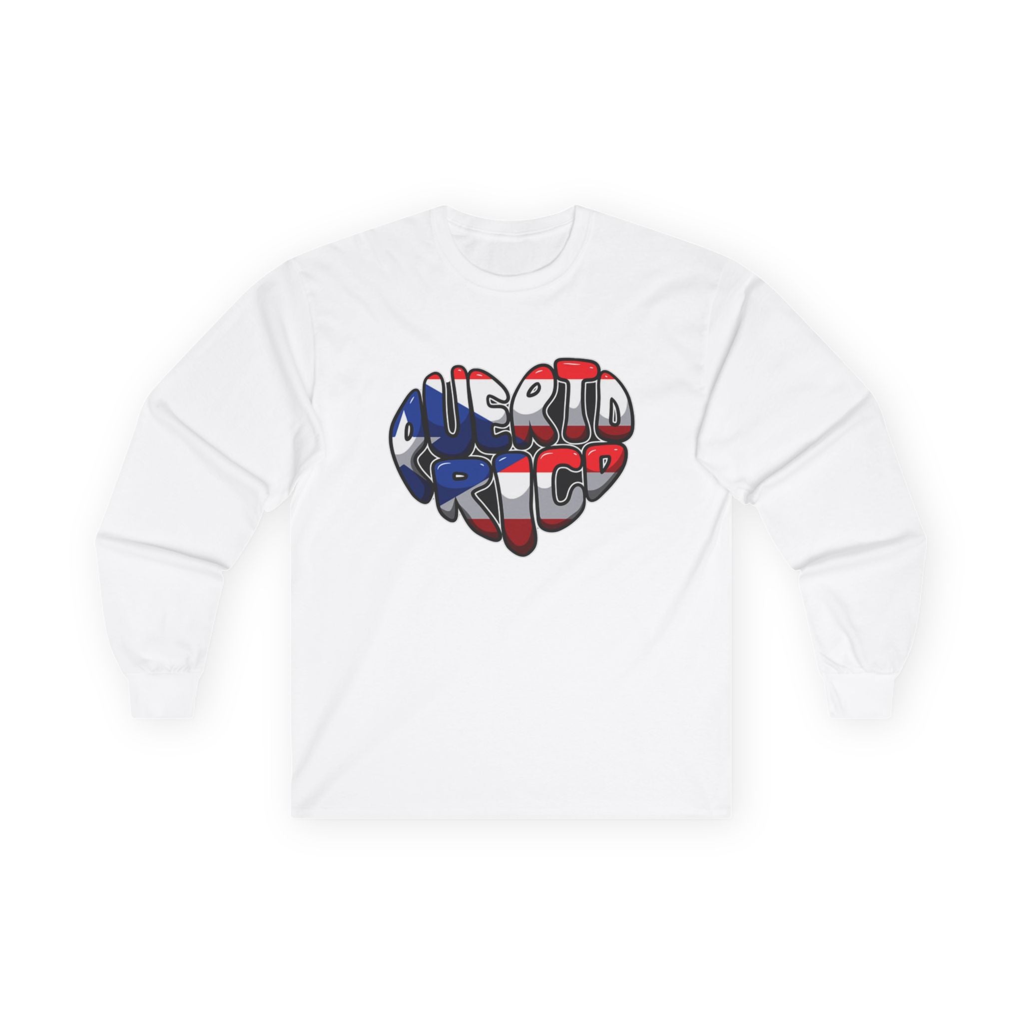 I Heart Puerto Rico/ Jibaro PR Flag Coqui Unisex Ultra Cotton Long Sleeve Tee