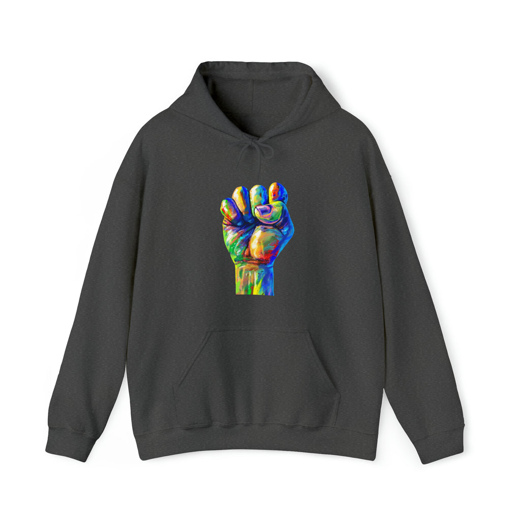 Power to The People Fist Unisex Heavy Blend™ Hooded Sweatshirt