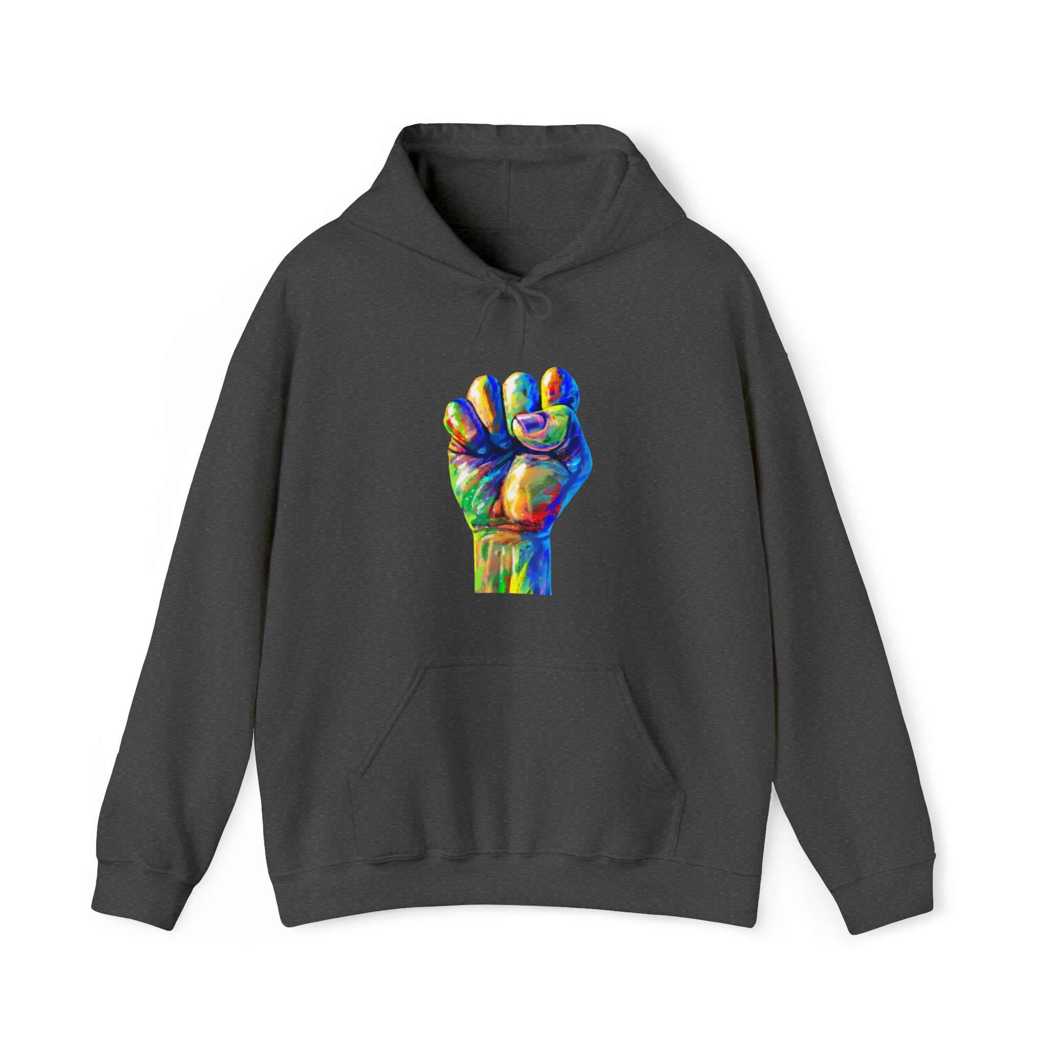 Power to The People Fist Unisex Heavy Blend™ Hooded Sweatshirt