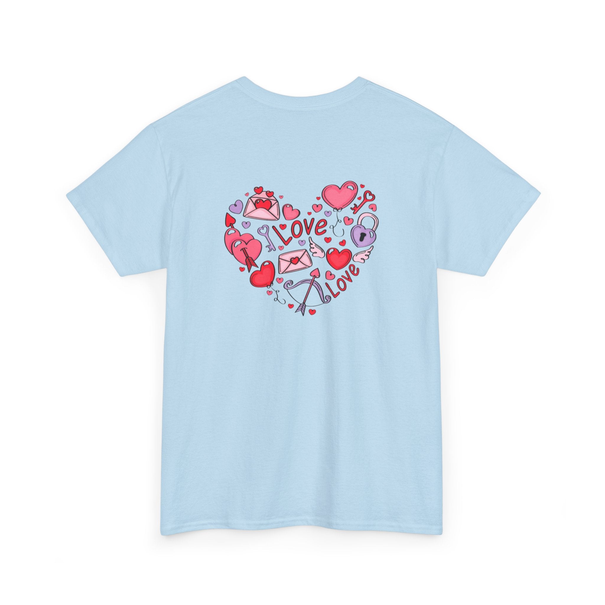 Valentine's Day Love Heart Graphic Tee – Valentine’s Day Romantic Shirt
