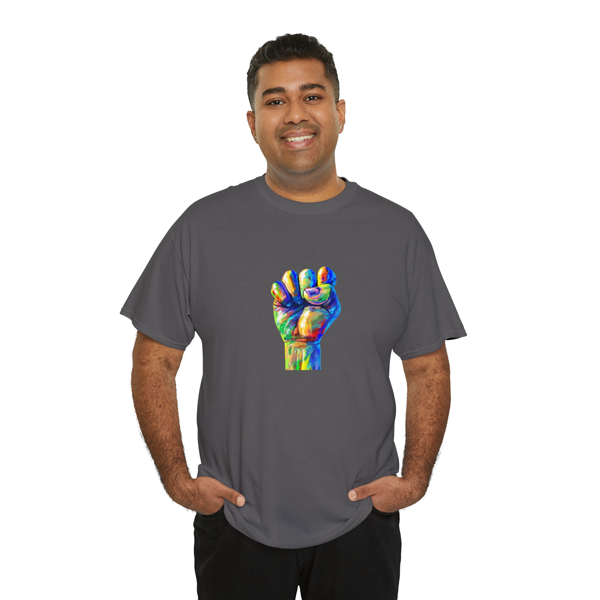 Power to The People Fist Unisex Heavy Cotton Tee
