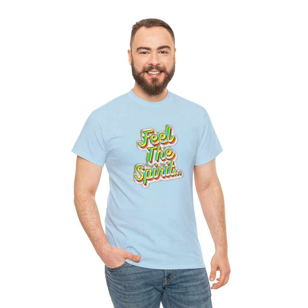 Feel The Spirit Unisex Heavy Cotton Tee