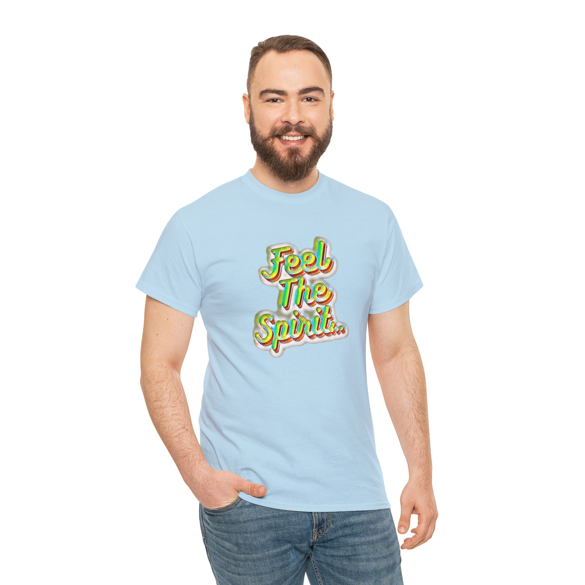 Feel The Spirit Unisex Heavy Cotton Tee