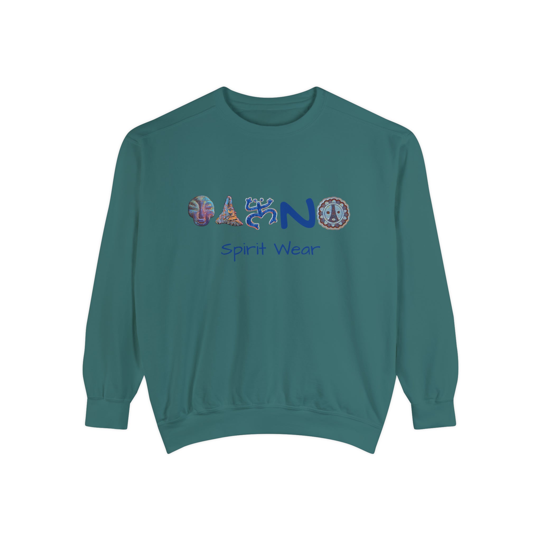 Taino Spirit Wear Symbols Unisex Garment-Dyed Sweatshirt