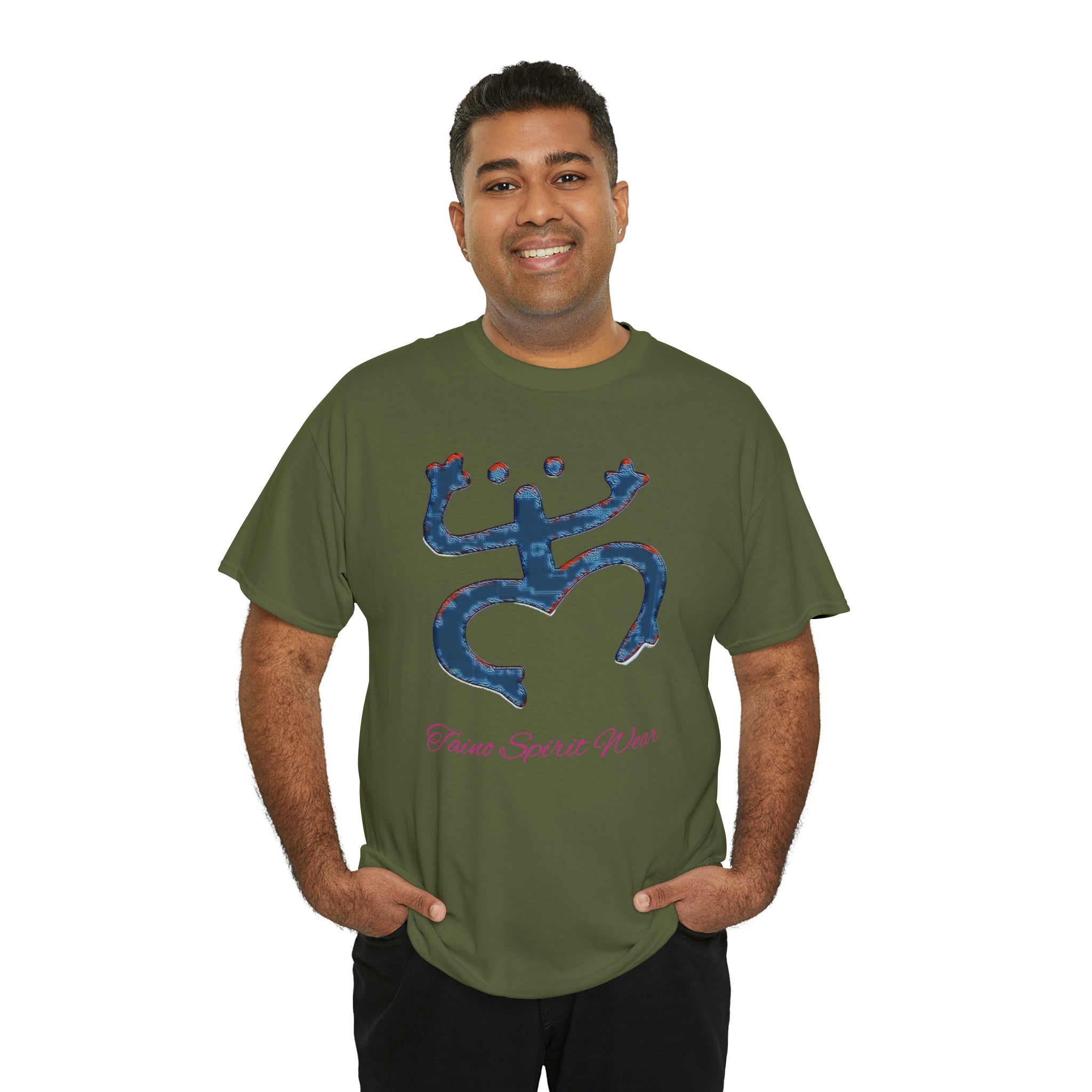 Taino Large Coqui Unisex Heavy Cotton Tee