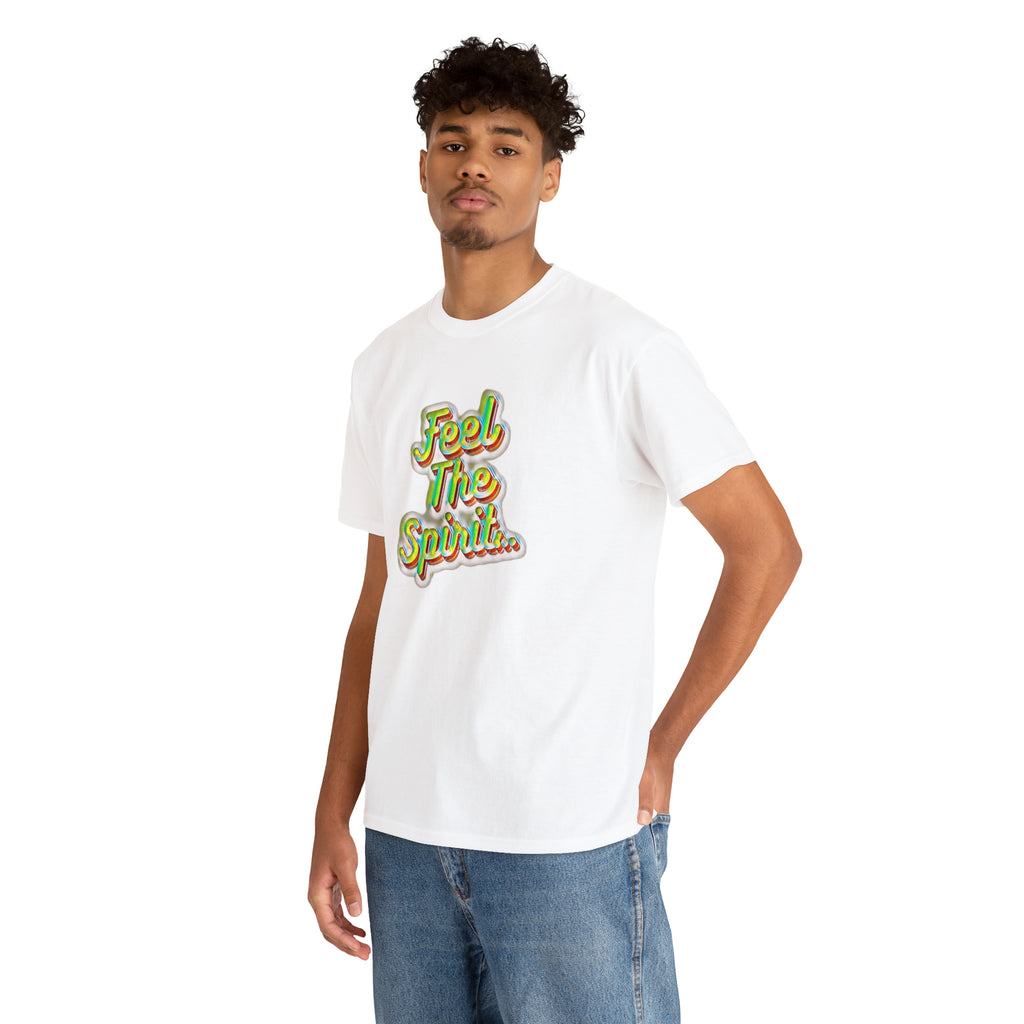 Feel The Spirit Unisex Heavy Cotton Tee