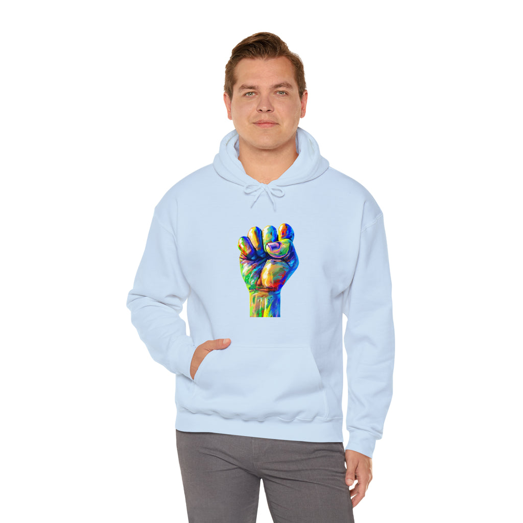 Power to The People Fist Unisex Heavy Blend™ Hooded Sweatshirt