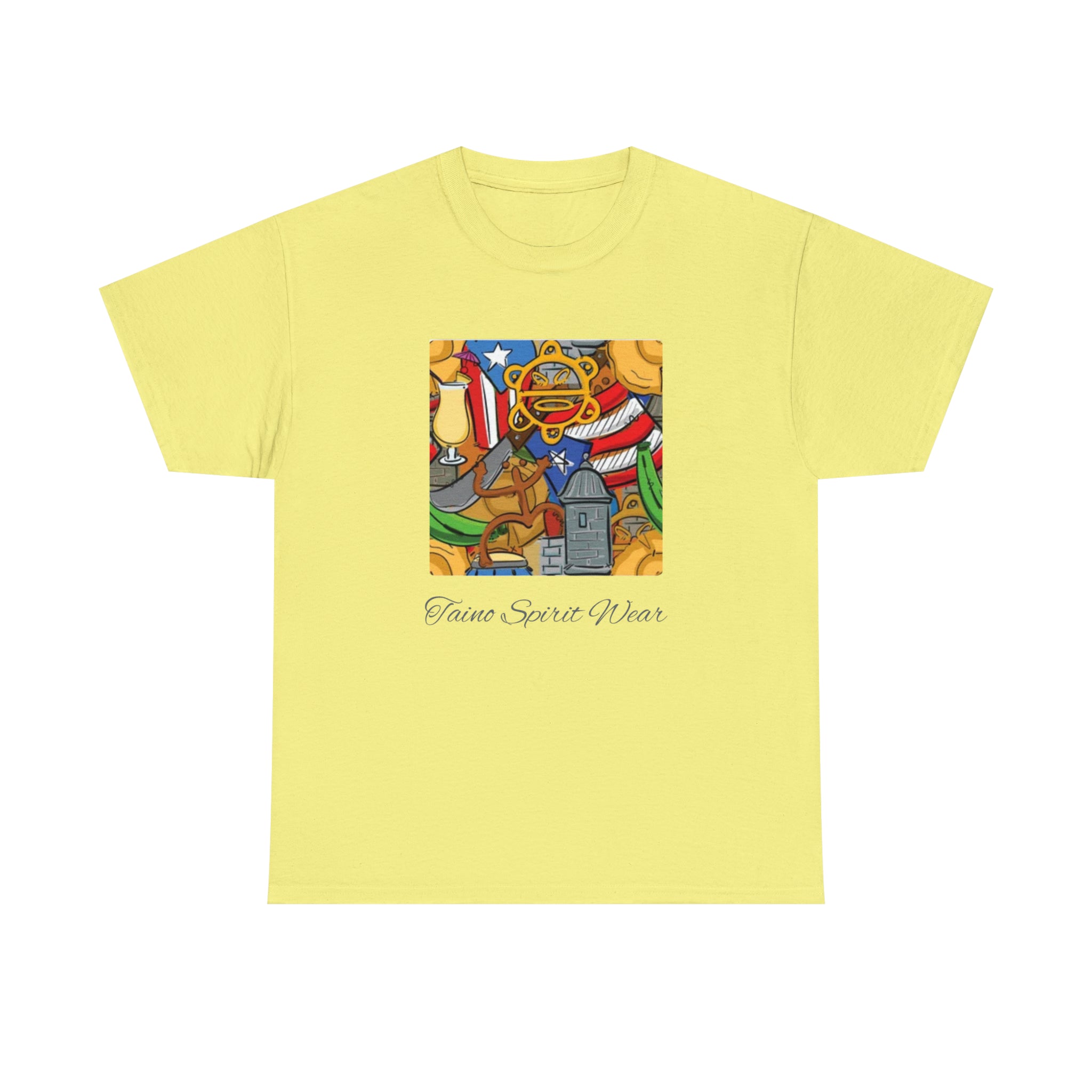 Puerto Rican Heritage Unisex Heavy Cotton Tee
