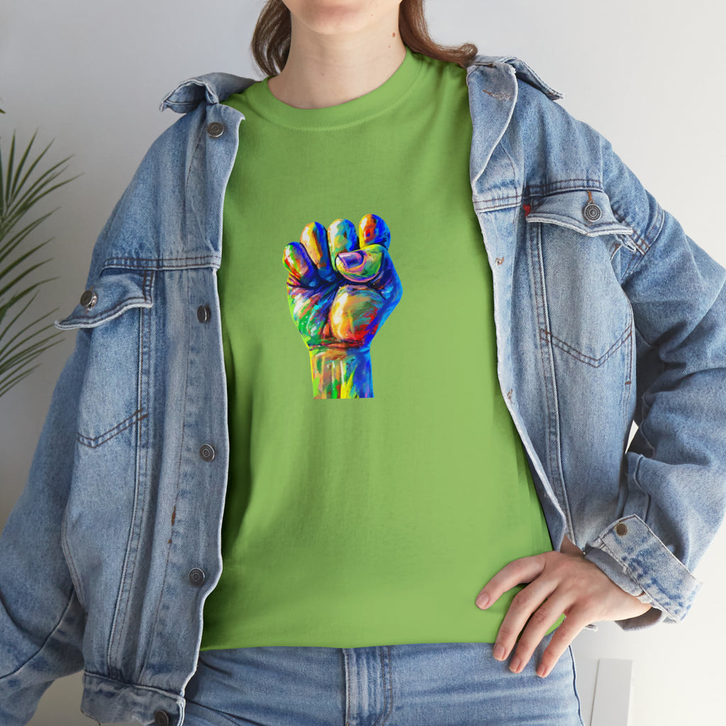 Power to The People Fist Unisex Heavy Cotton Tee
