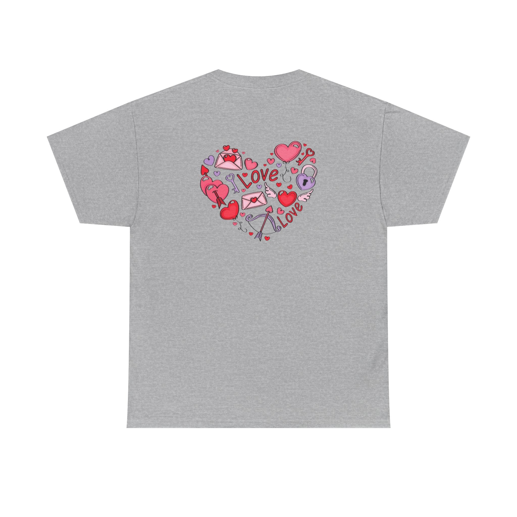 Valentine's Day Love Heart Graphic Tee – Valentine’s Day Romantic Shirt