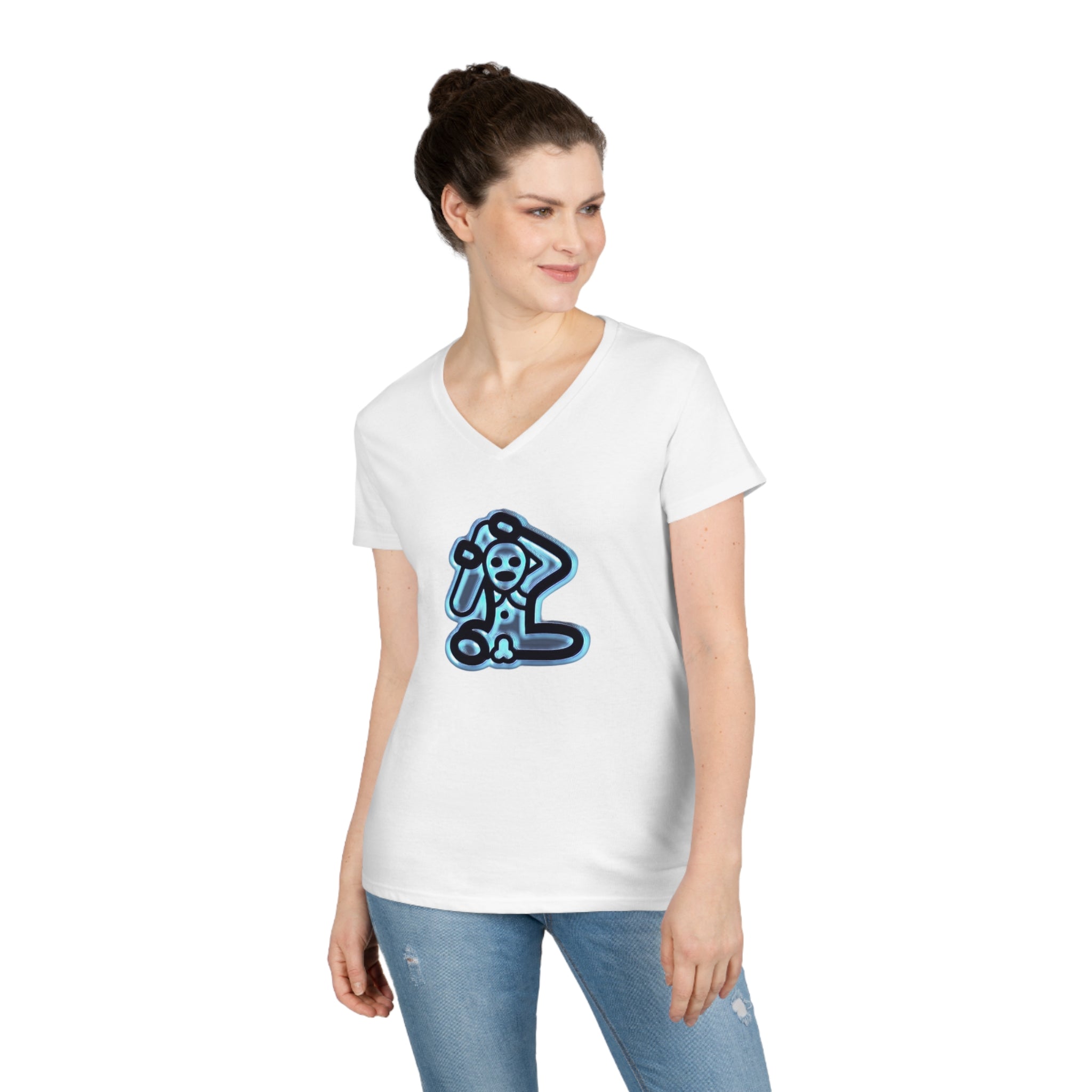 Taino Symbolism Ladies' V-Neck T-Shirt