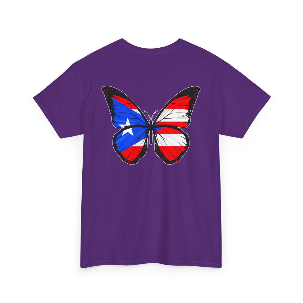 Women's Puerto Rico Flag Butterfly T-Shirt