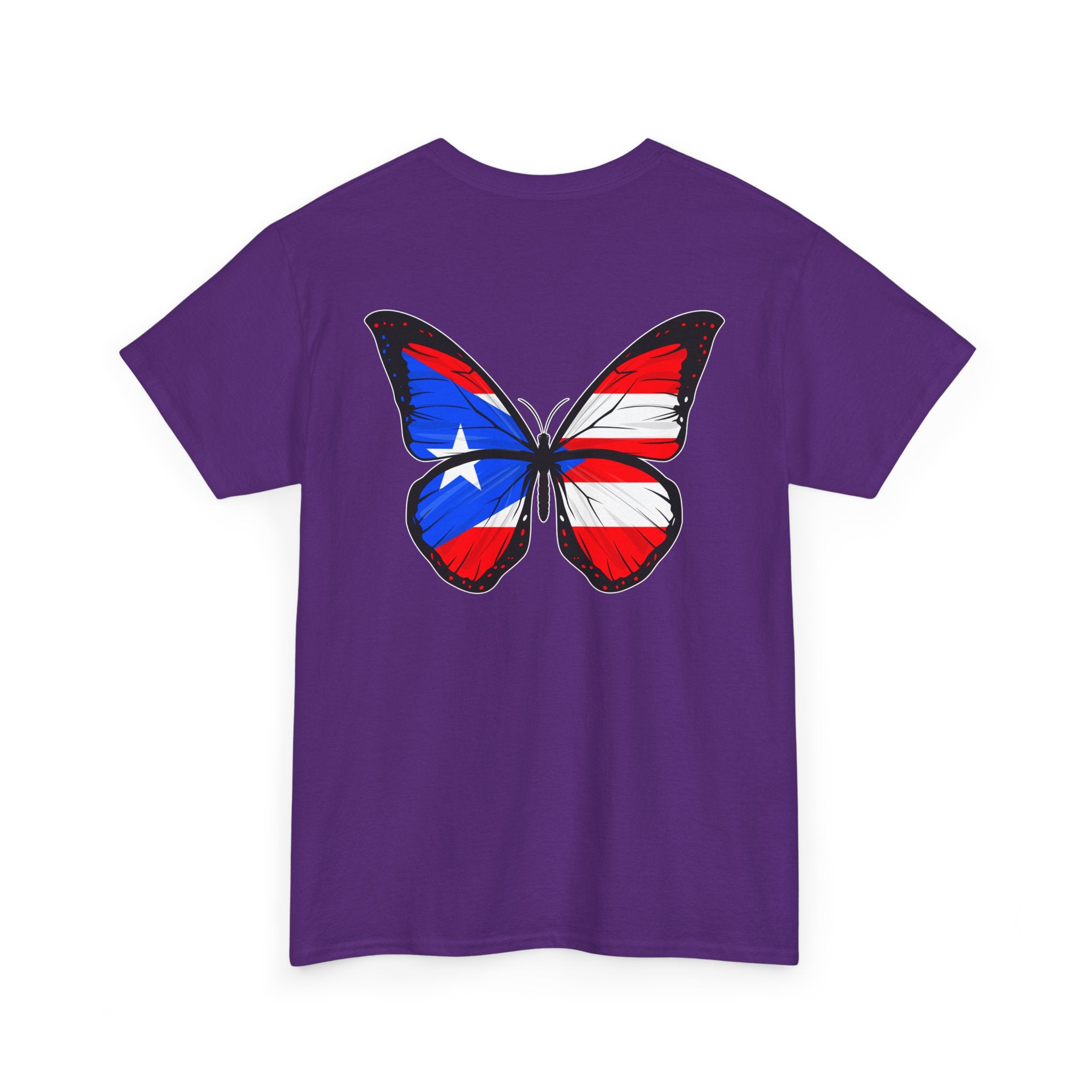 Women's Puerto Rico Flag Butterfly T-Shirt