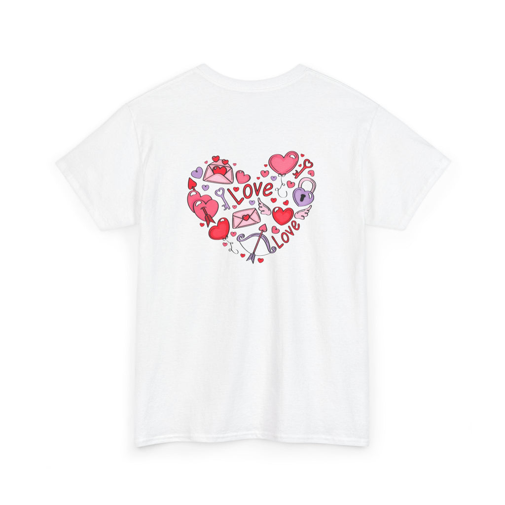 Valentine's Day Love Heart Graphic Tee – Valentine’s Day Romantic Shirt