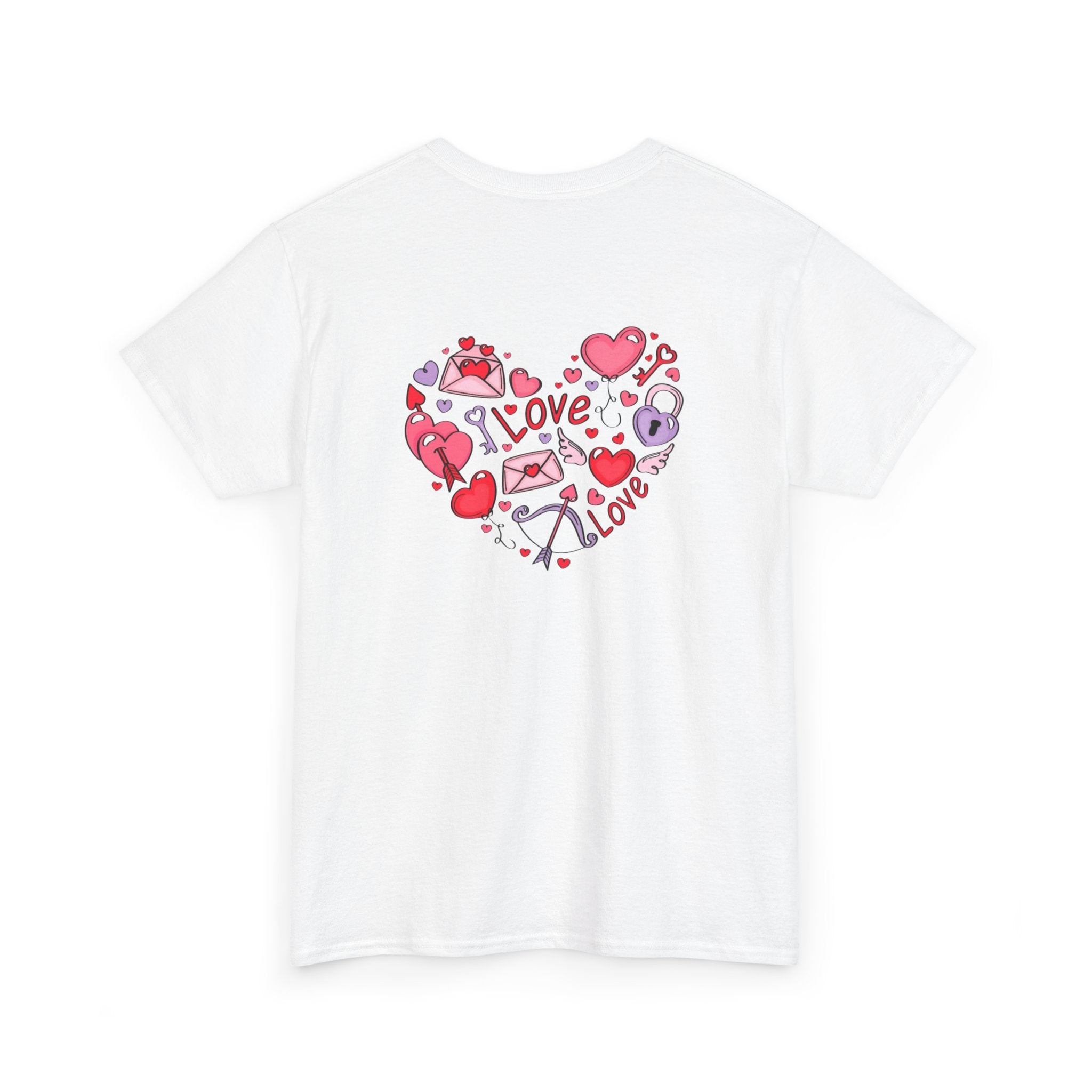 Valentine's Day Love Heart Graphic Tee – Valentine’s Day Romantic Shirt