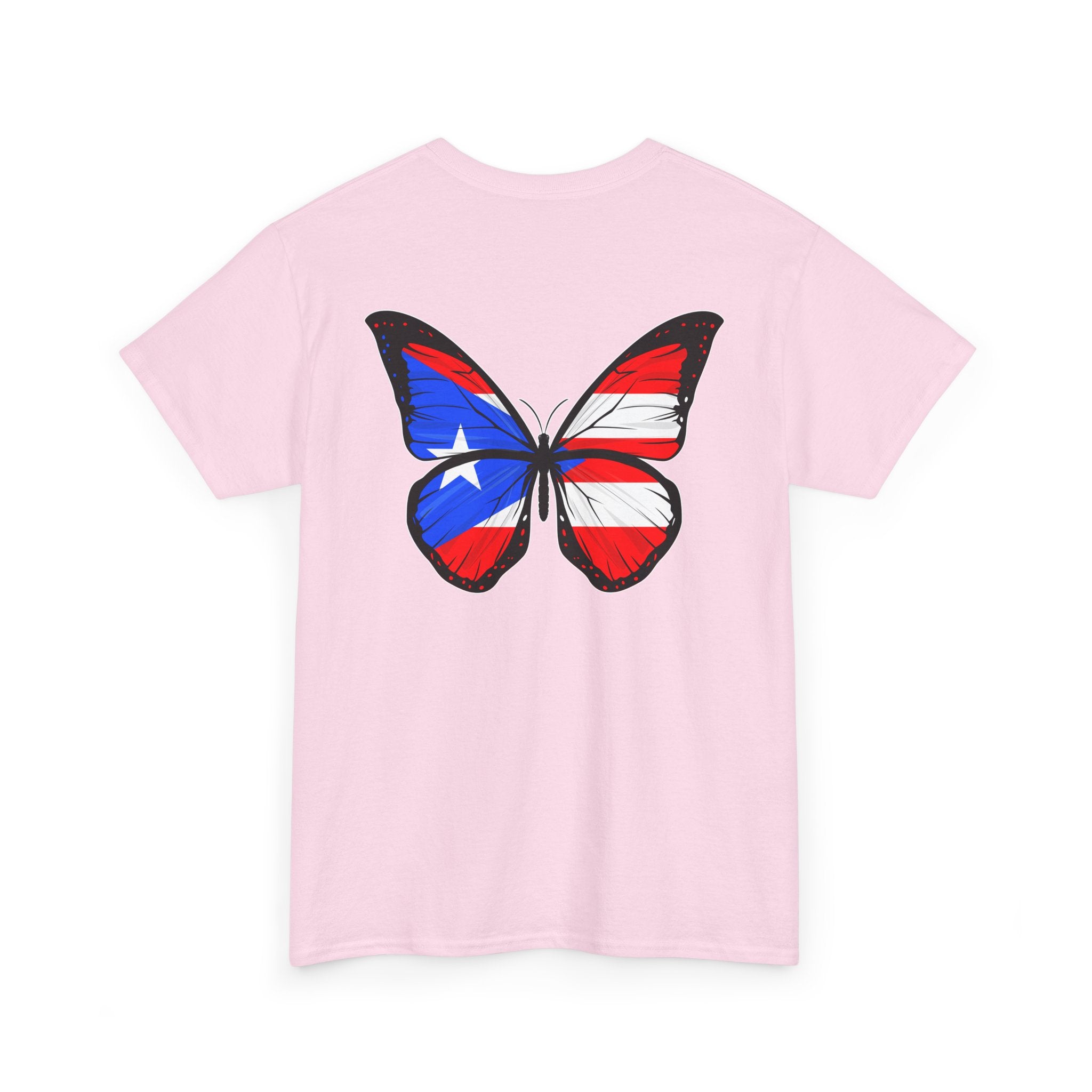 Women's Puerto Rico Flag Butterfly T-Shirt