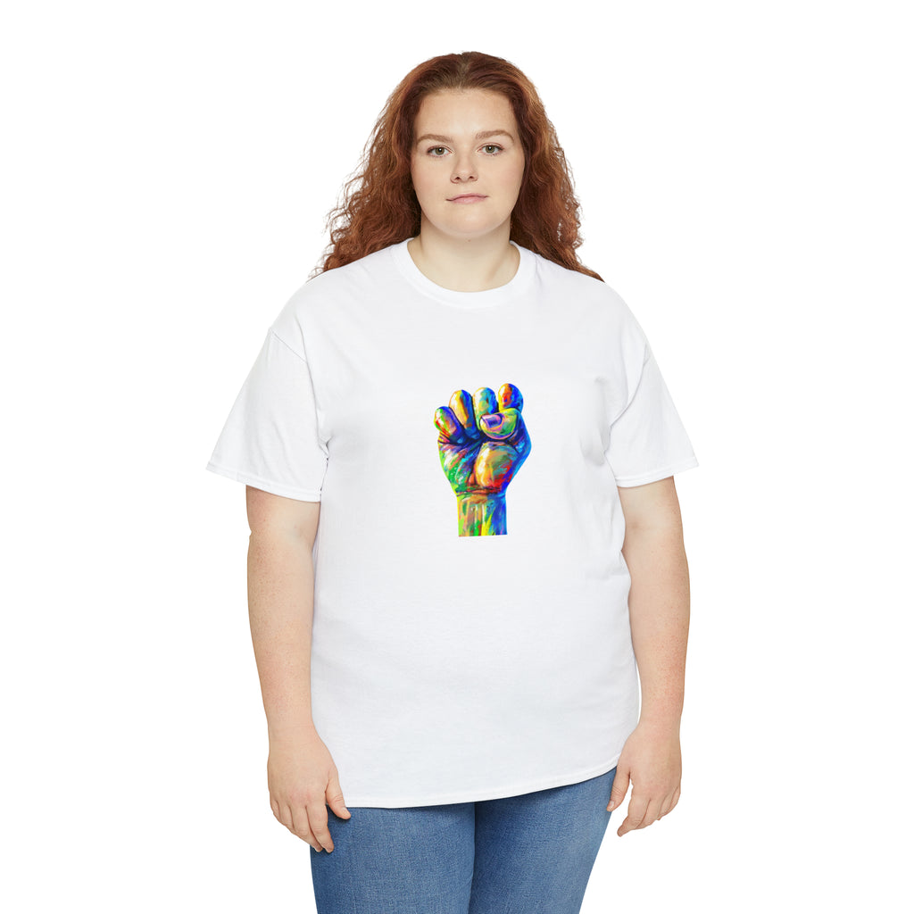 Power to The People Fist Unisex Heavy Cotton Tee