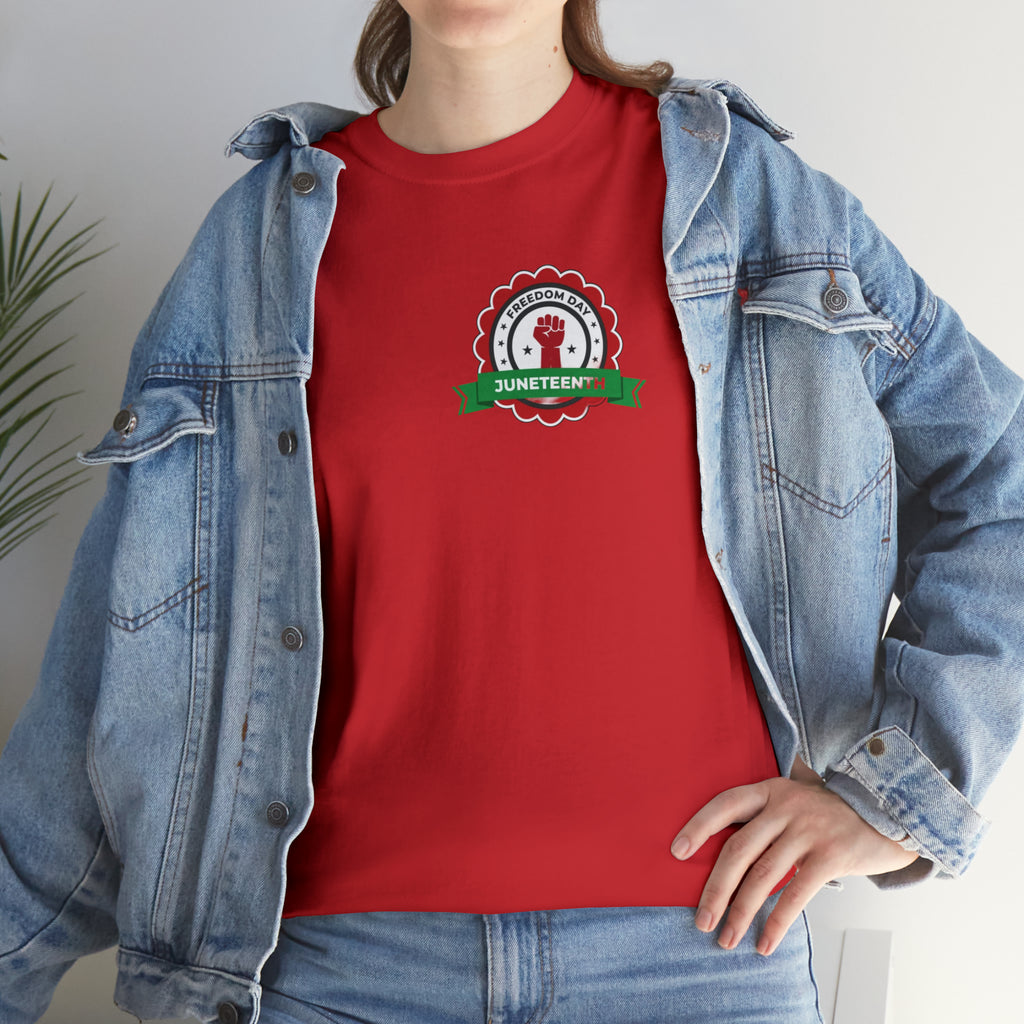 Juneteenth Freedom Day Unisex Heavy Cotton Tee