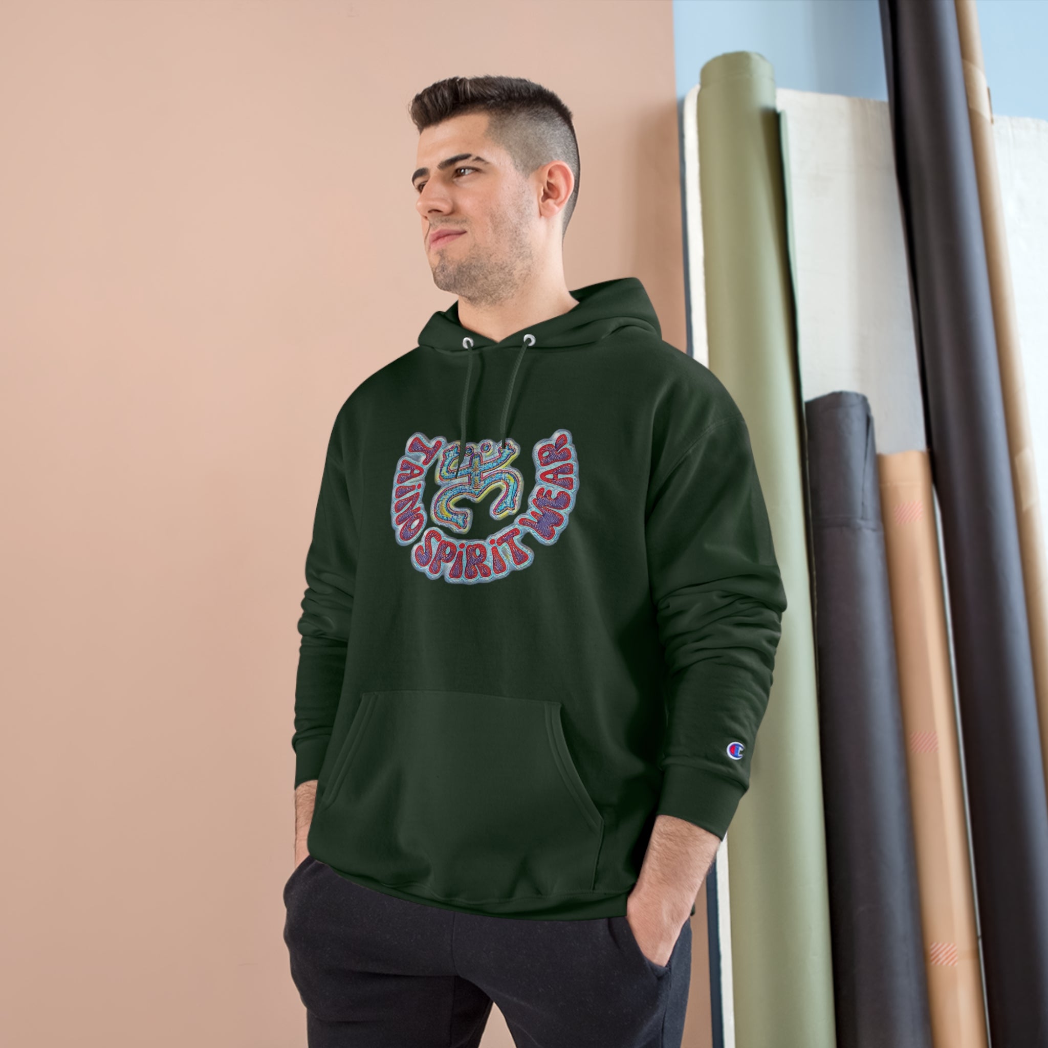 Taino Spirit Wear Coqui Champion Hoodie