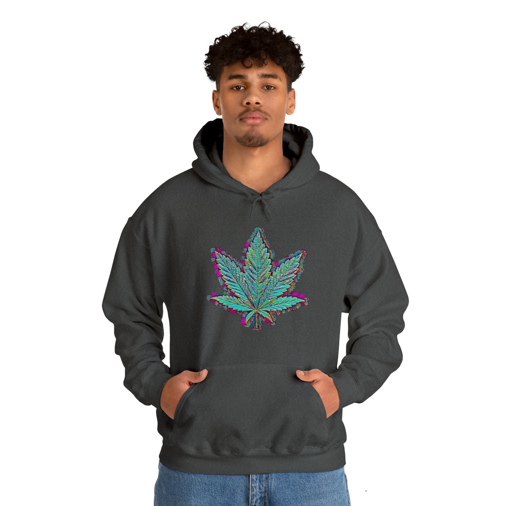 The Five Finger Leaf Unisex Heavy Blend™ Hooded Sweatshirt