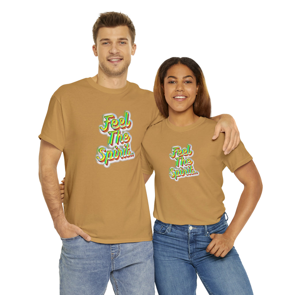 Feel The Spirit Unisex Heavy Cotton Tee