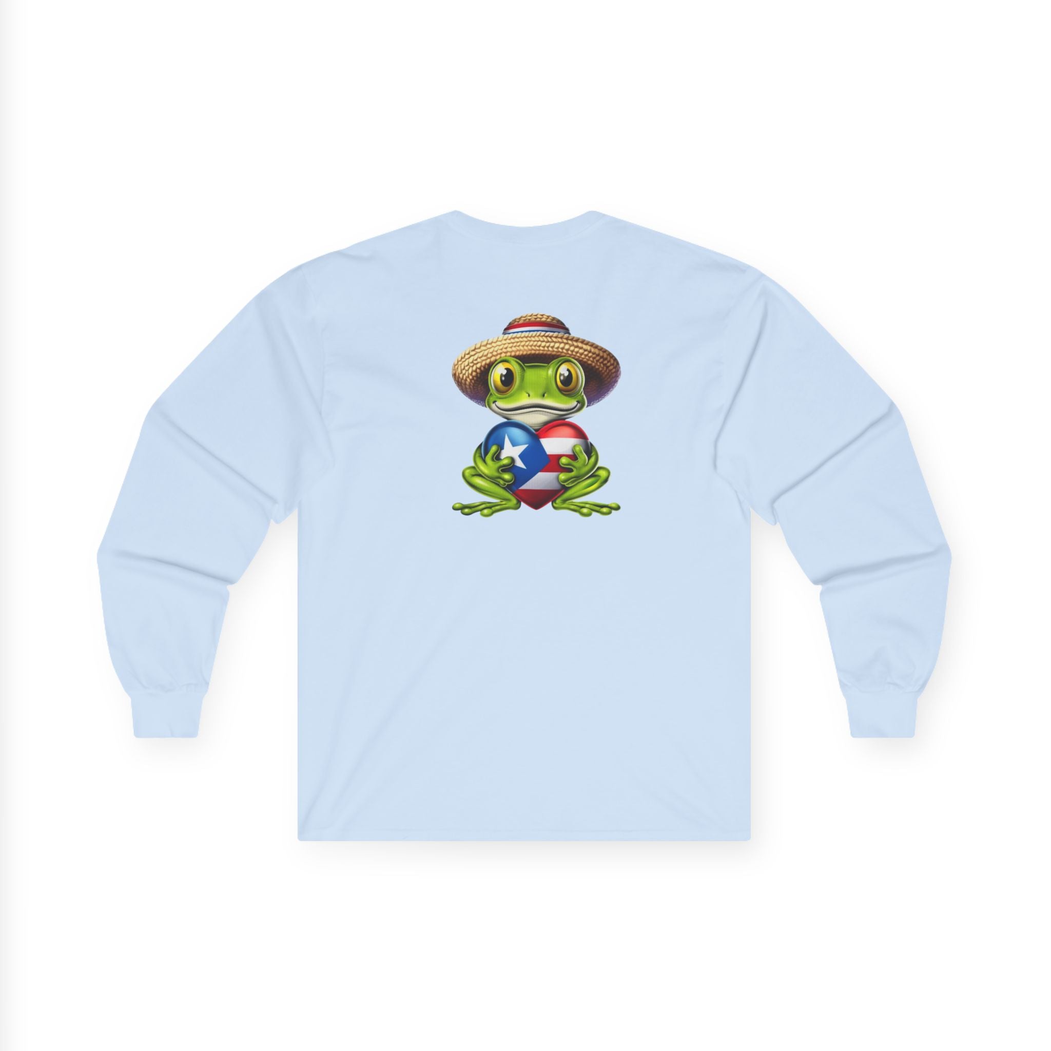 I Heart Puerto Rico/ Jibaro PR Flag Coqui Unisex Ultra Cotton Long Sleeve Tee