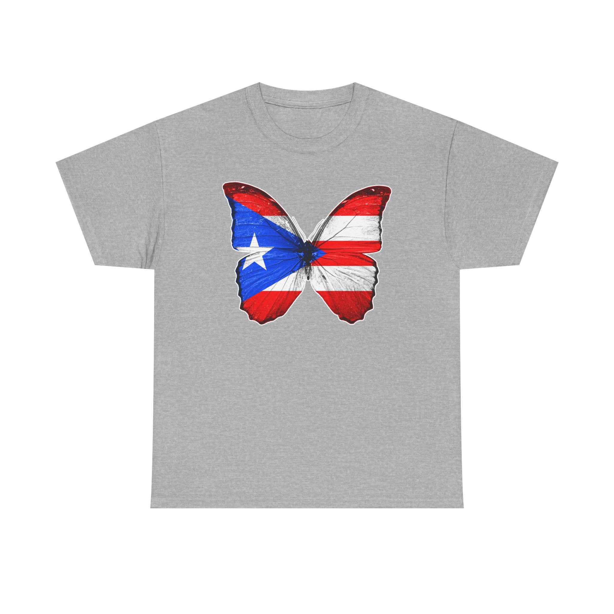 Women's Puerto Rico Flag Butterfly T-Shirt