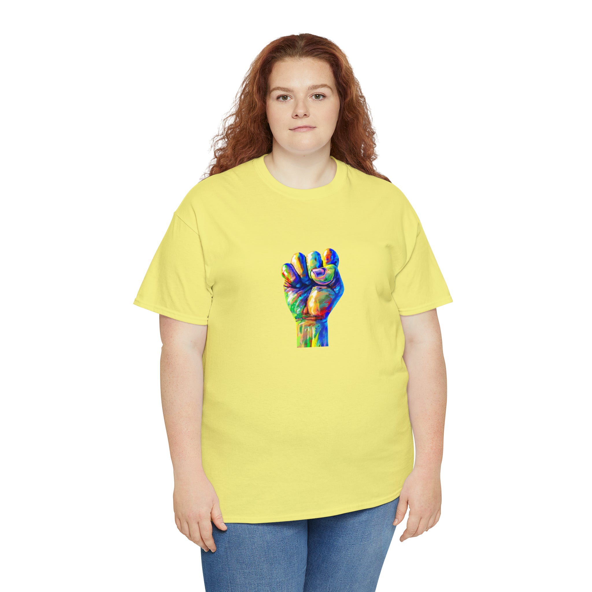 Power to The People Fist Unisex Heavy Cotton Tee