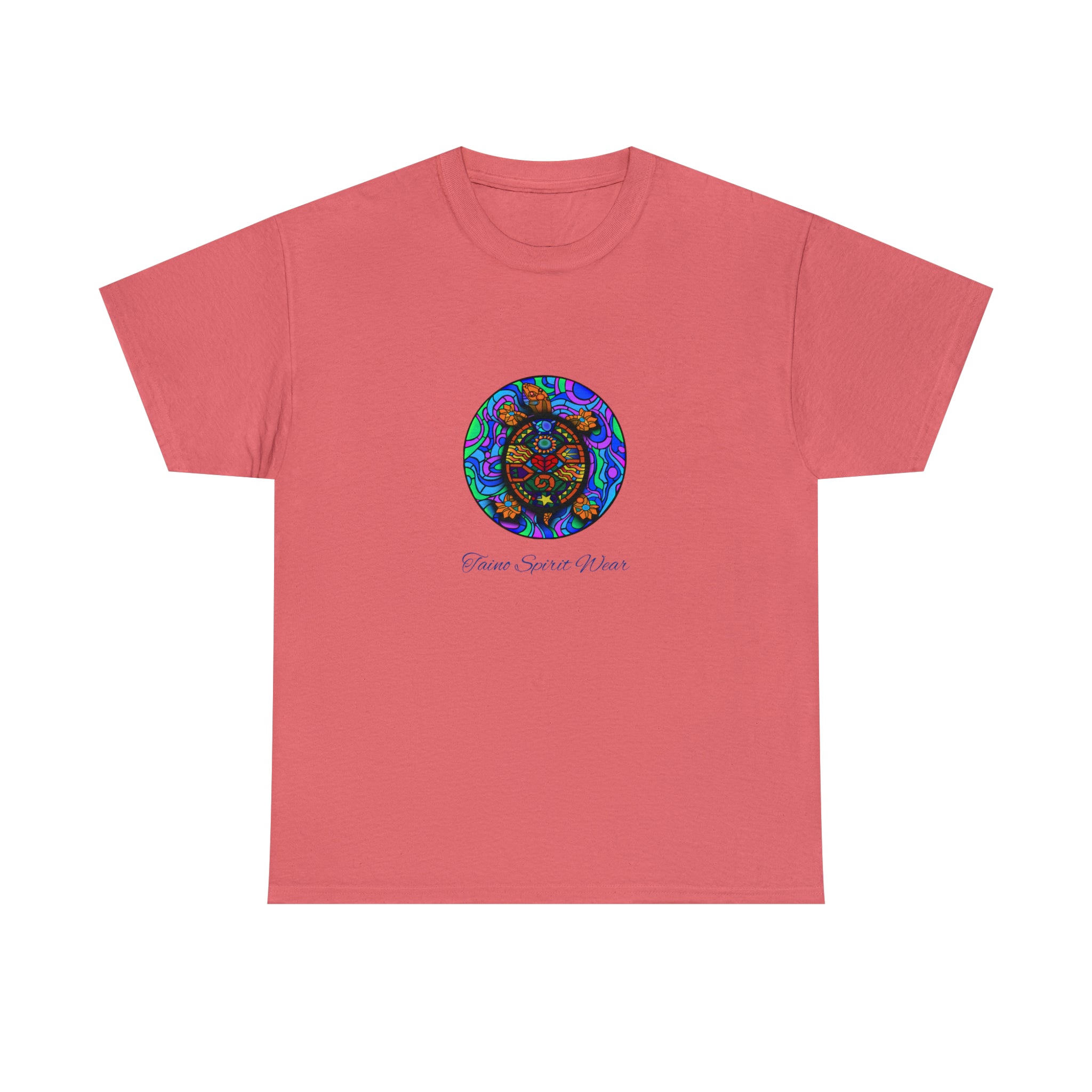 Taino-Inspired Turtle Unisex Heavy Cotton Tee