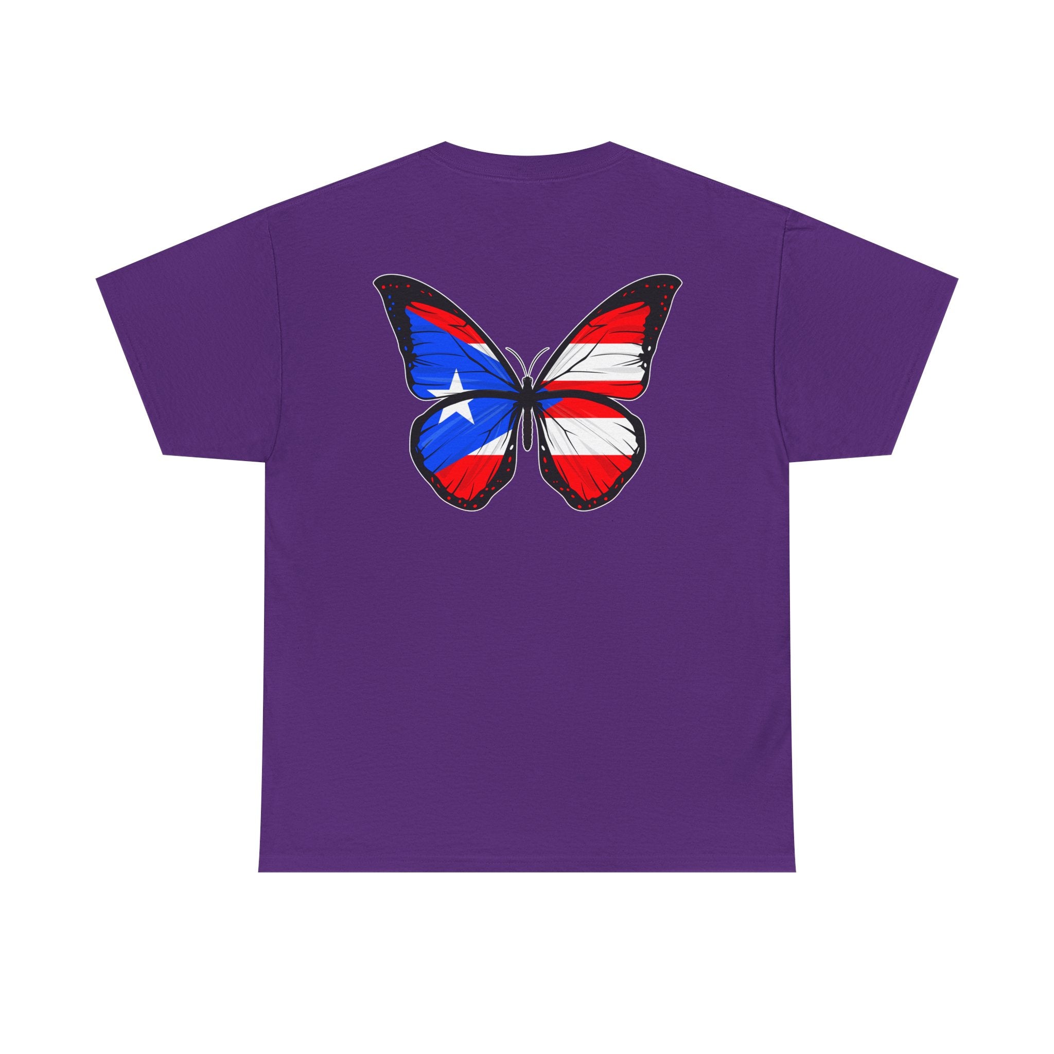 Women's Puerto Rico Flag Butterfly T-Shirt